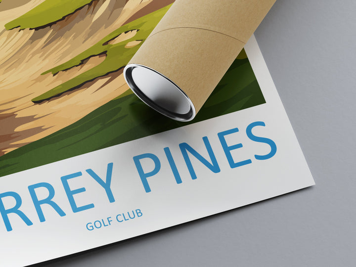 Torrey Pines Golf Course Travel Print Wall Art Torrey Pines Golf Course Wall Hanging Home Décor Torrey Pines Golf Course Gift Art Lovers