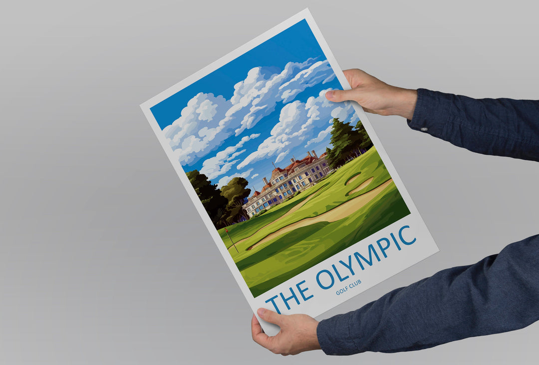 The Olympic Golf Club Travel Print Wall Art The Olympic Golf Course Wall Hanging Home Décor The Olympic Golf Course Gift Art Lovers