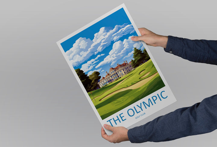 The Olympic Golf Club Travel Print Wall Art The Olympic Golf Course Wall Hanging Home Décor The Olympic Golf Course Gift Art Lovers