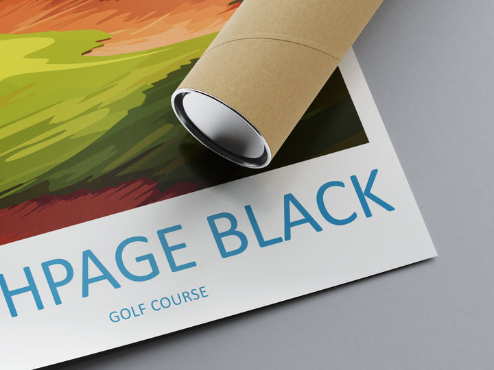 Bethpage Black Golf Club Travel Print Wall Art Bethpage Black Golf Club Wall Hanging Home Décor Bethpage Black Art Gift Art Lovers Golf Art