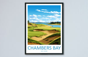 Chambers Bay Golf Club Travel Print