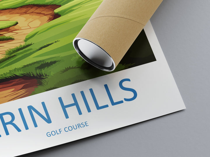 Erin Hills Golf Club Travel Print Wall Art Erin Hills Golf Club Wall Hanging Home Décor Erin Hills Golf Course Art Gift Art Lovers Golf Art