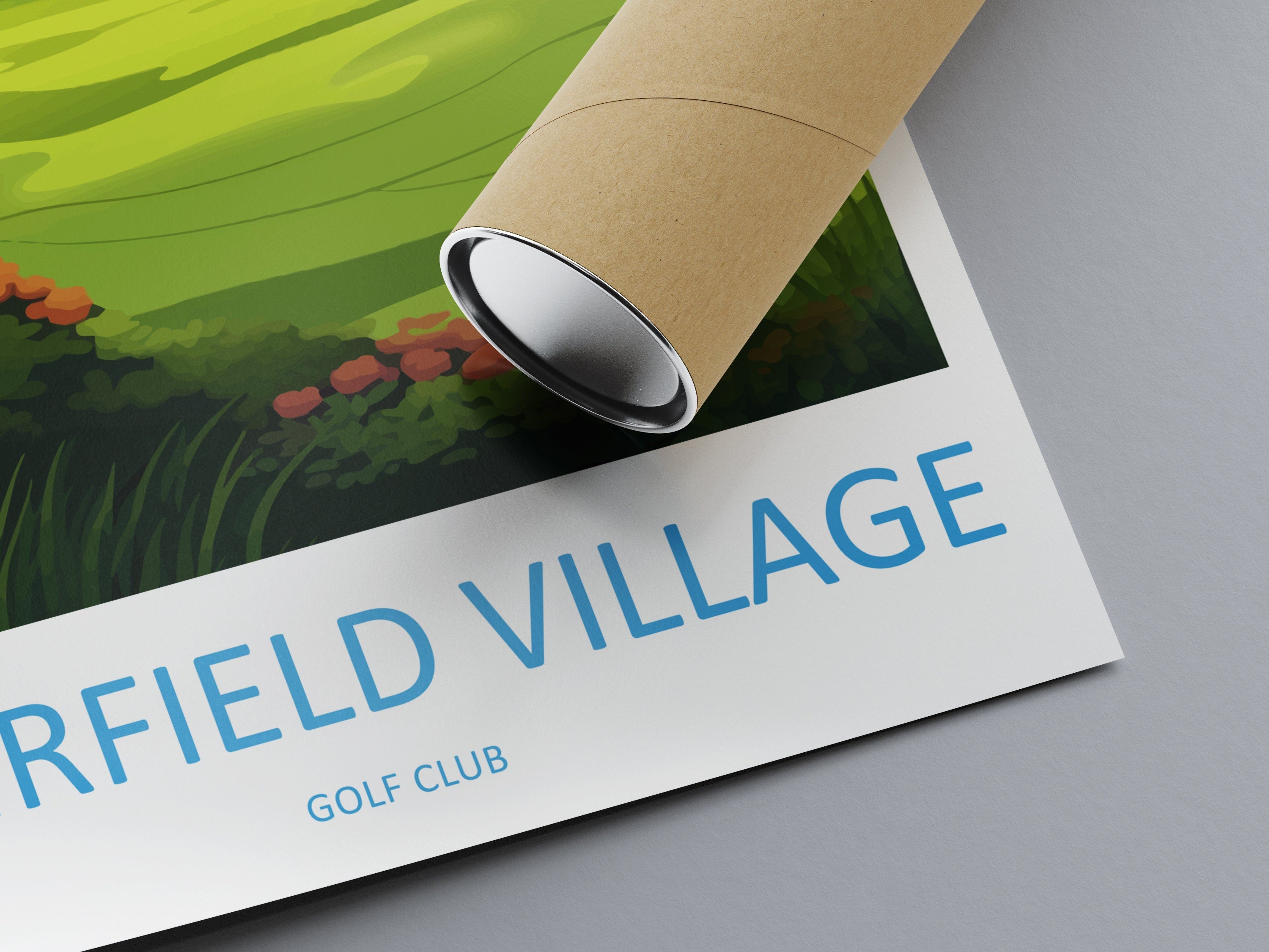 Muirfeild Village Golf Course Travel Print