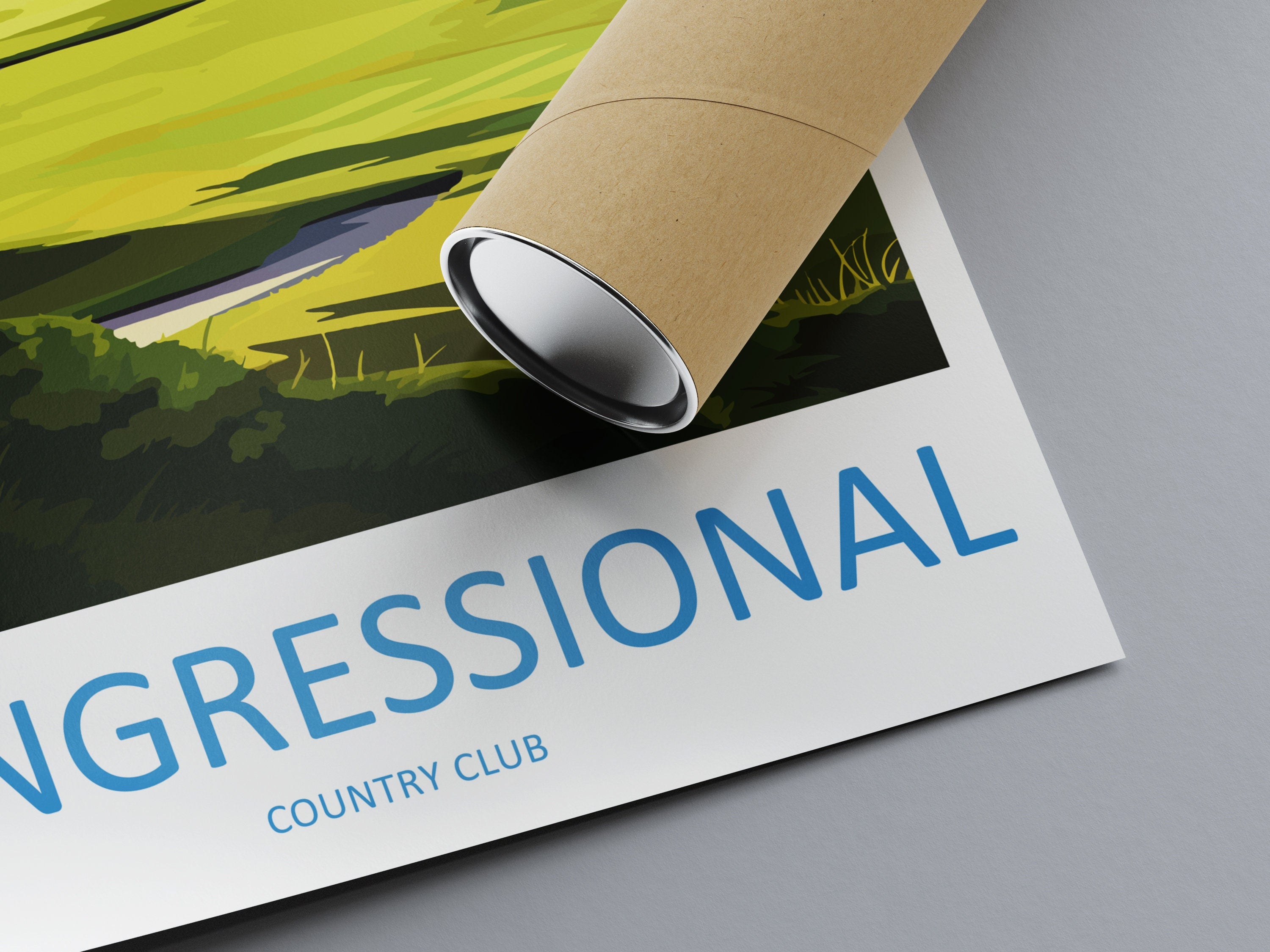 Congressional Golf Club Travel Print