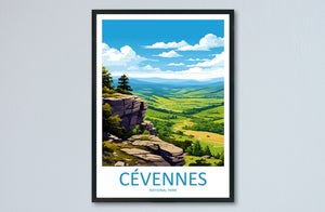 Cévennes National Park Travel Print