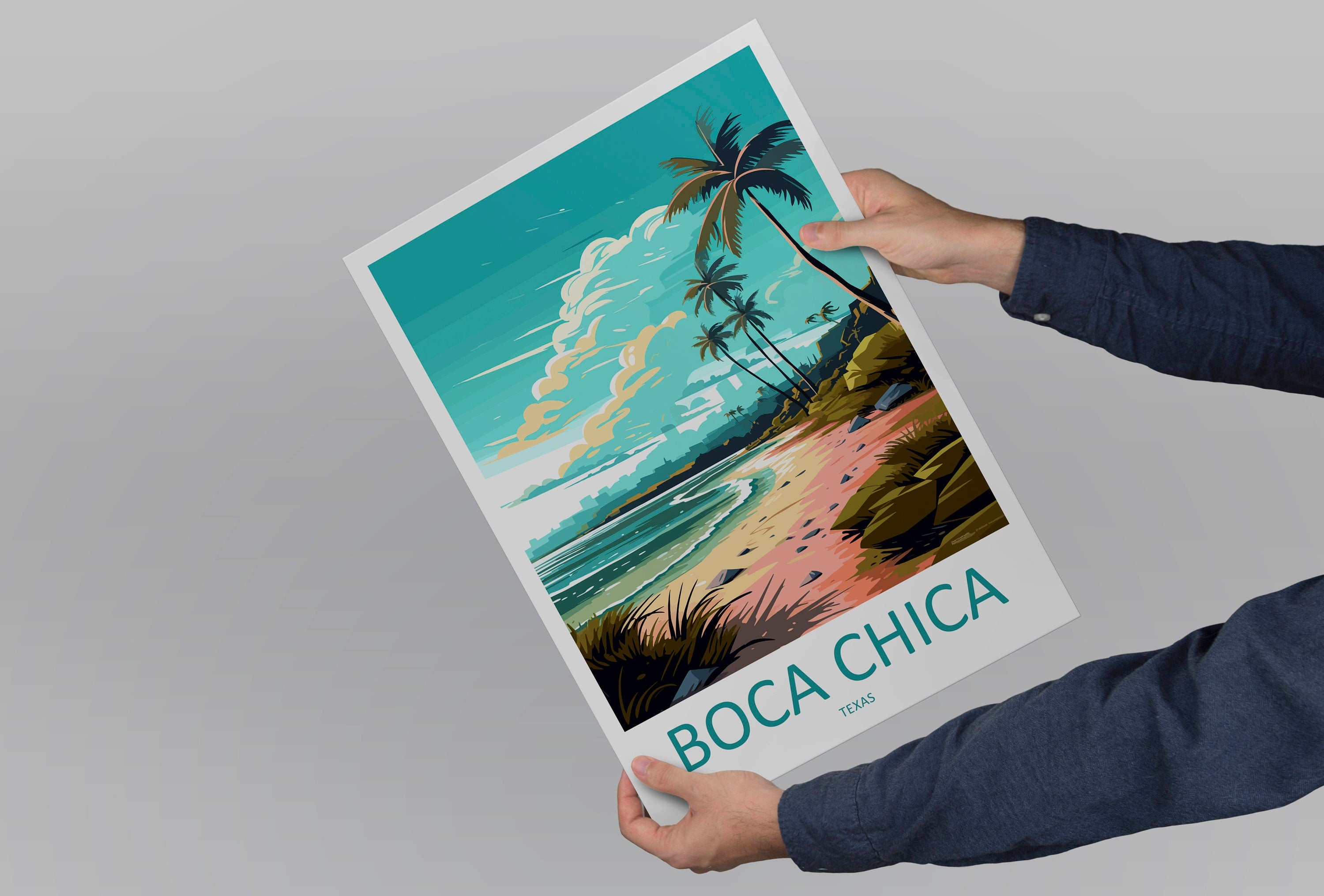 Boca Chica Travel Print