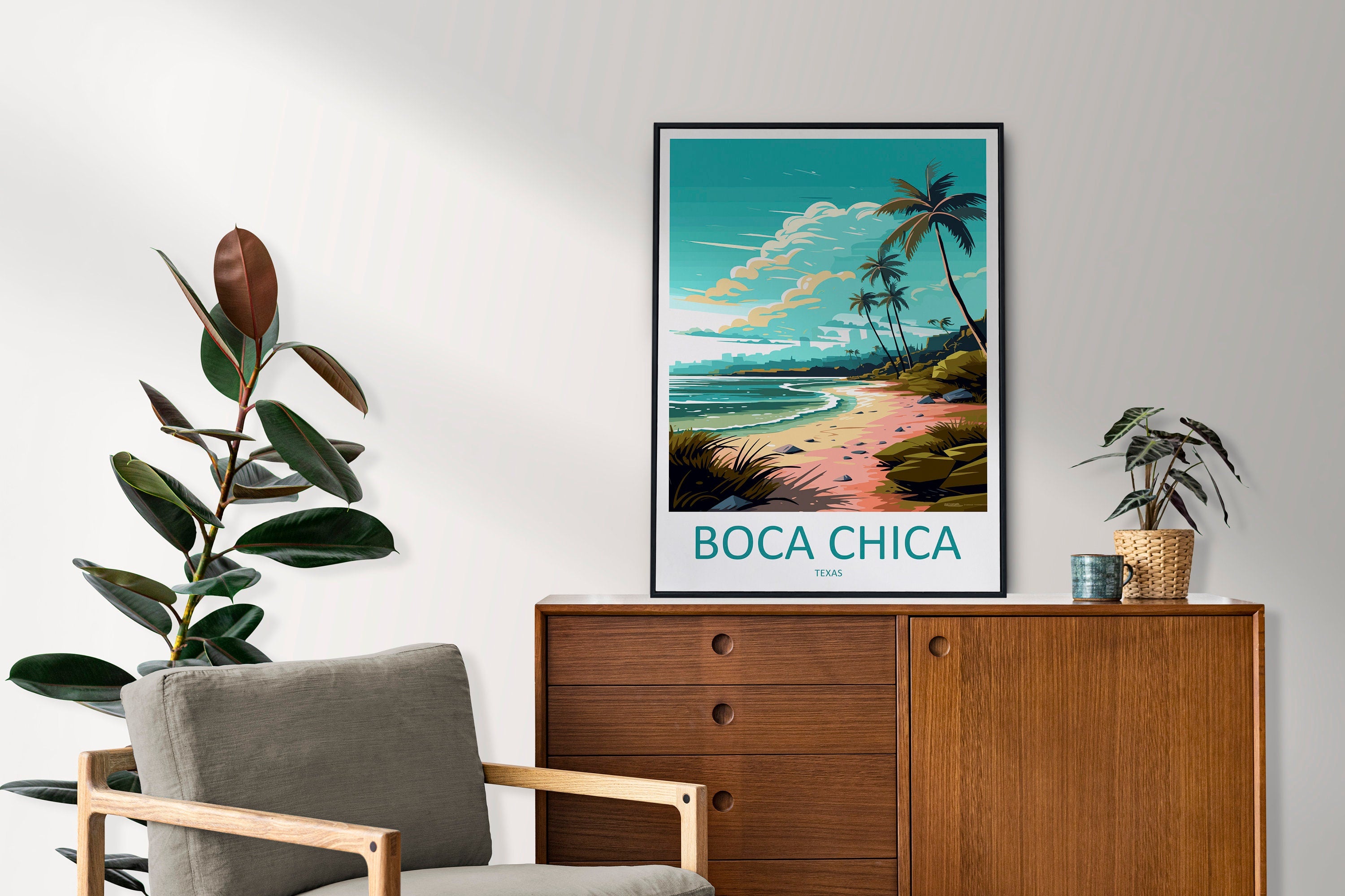 Boca Chica Travel Print