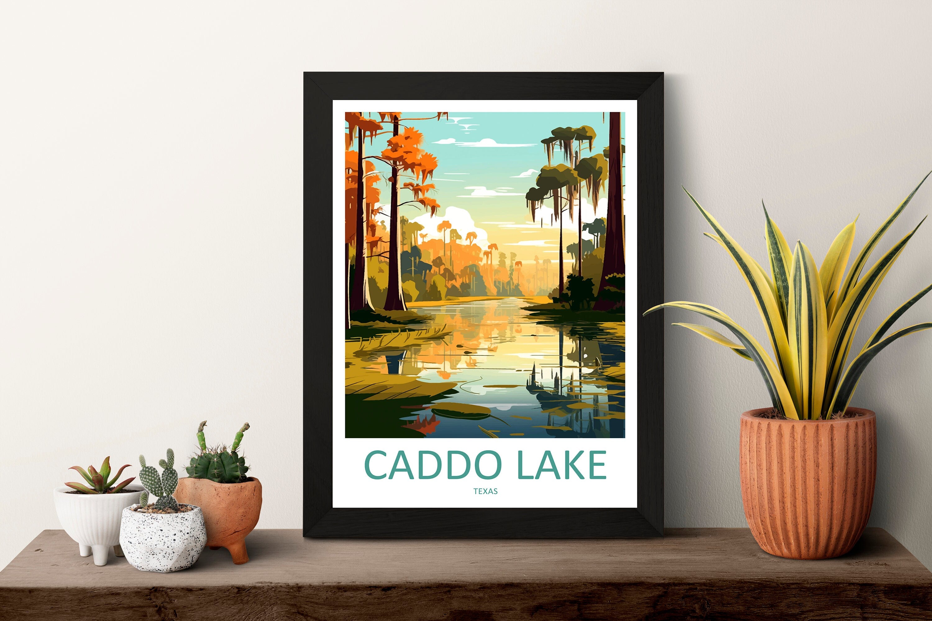 Caddo Lake Travel Print