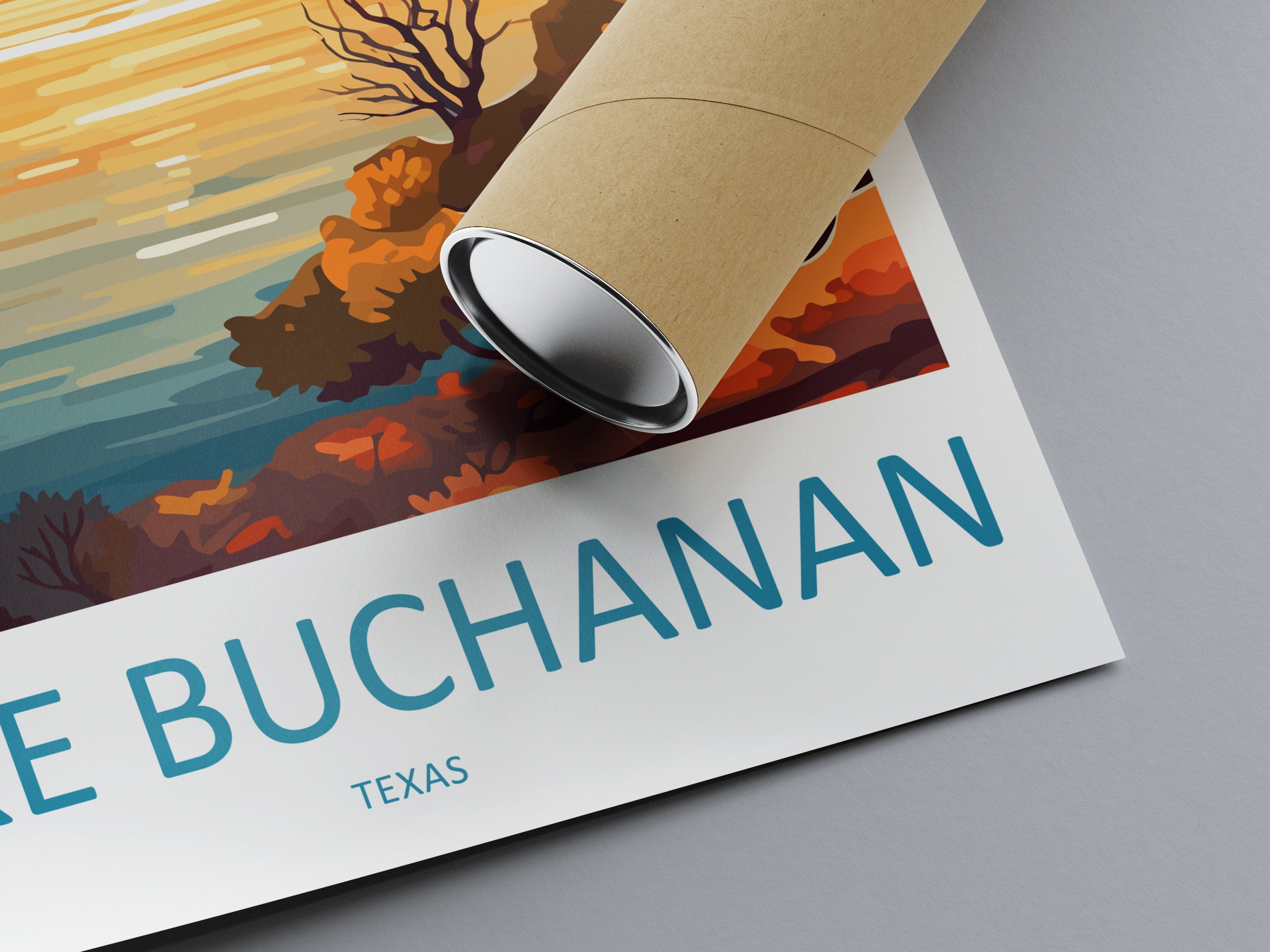 Lake Buchanan Travel Print