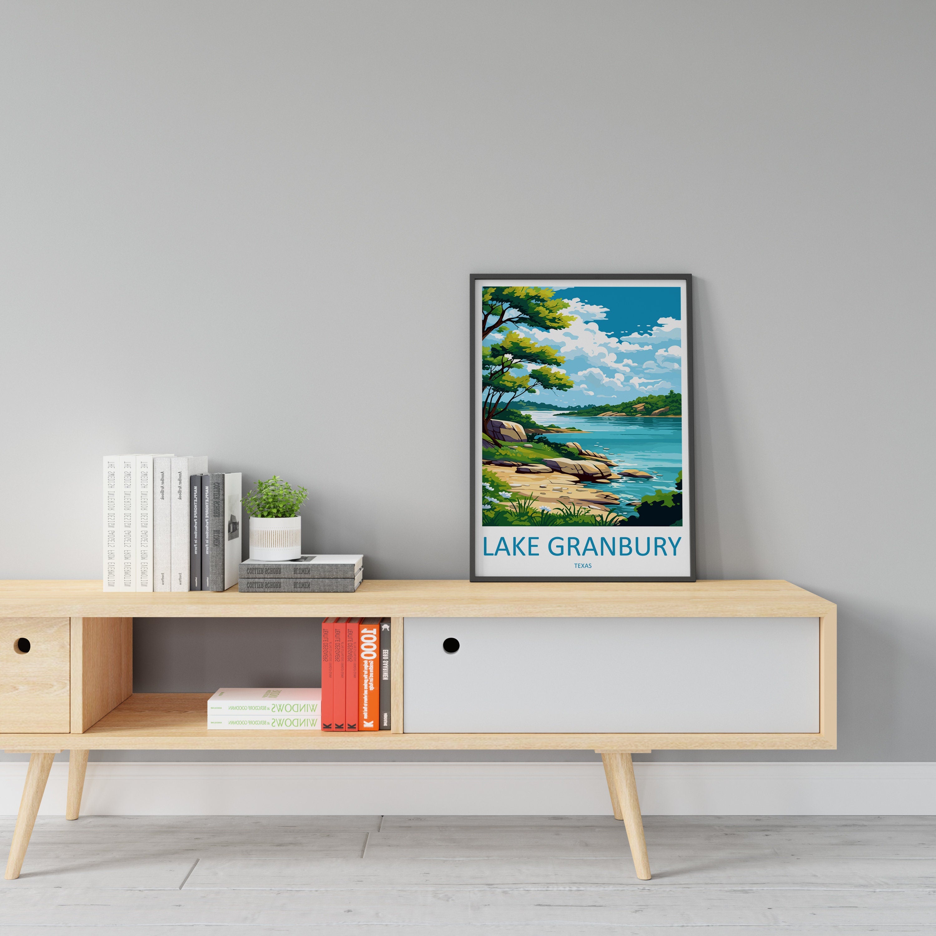 Lake Granbury Travel Print