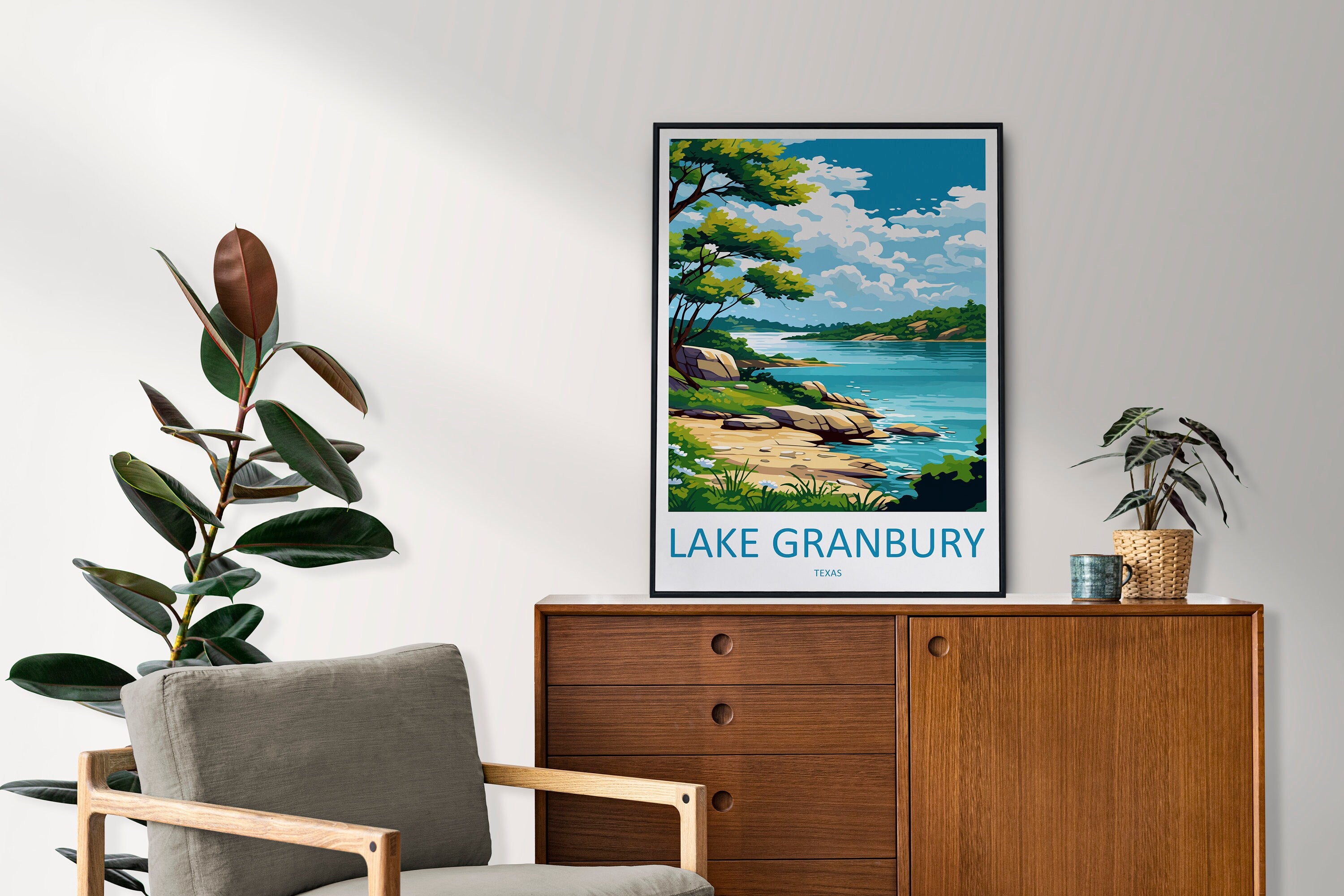 Lake Granbury Travel Print