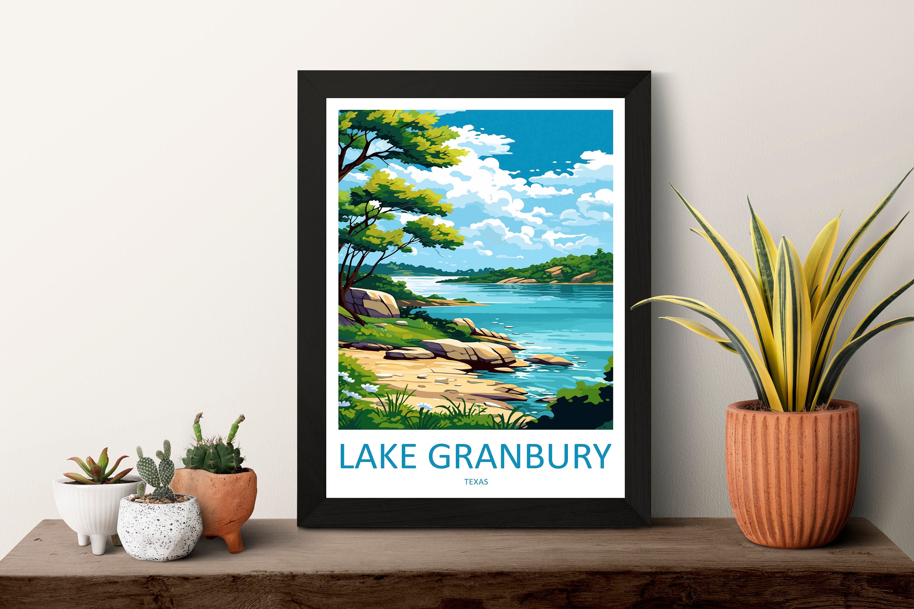 Lake Granbury Travel Print