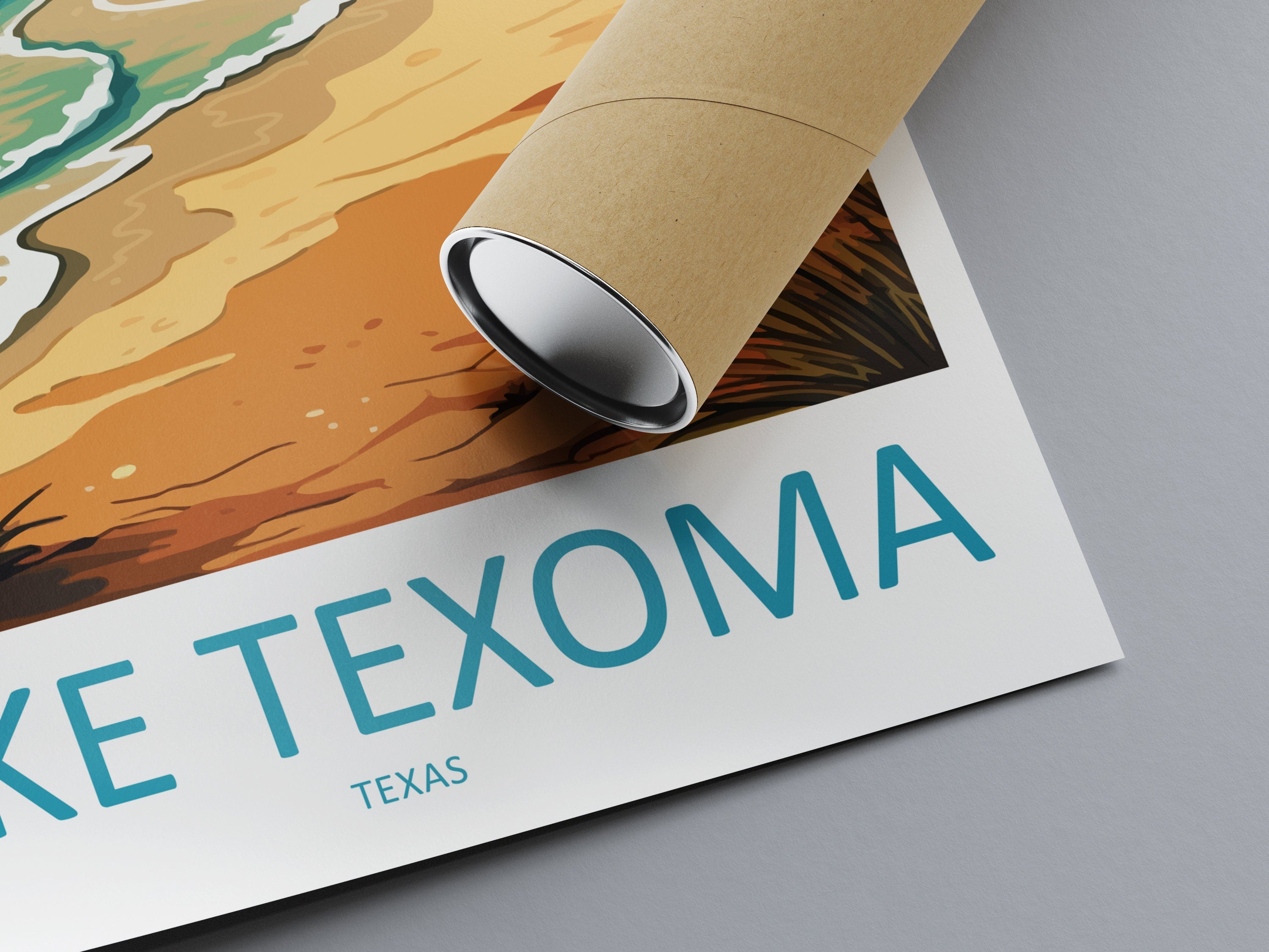 Lake Texoma Travel Print