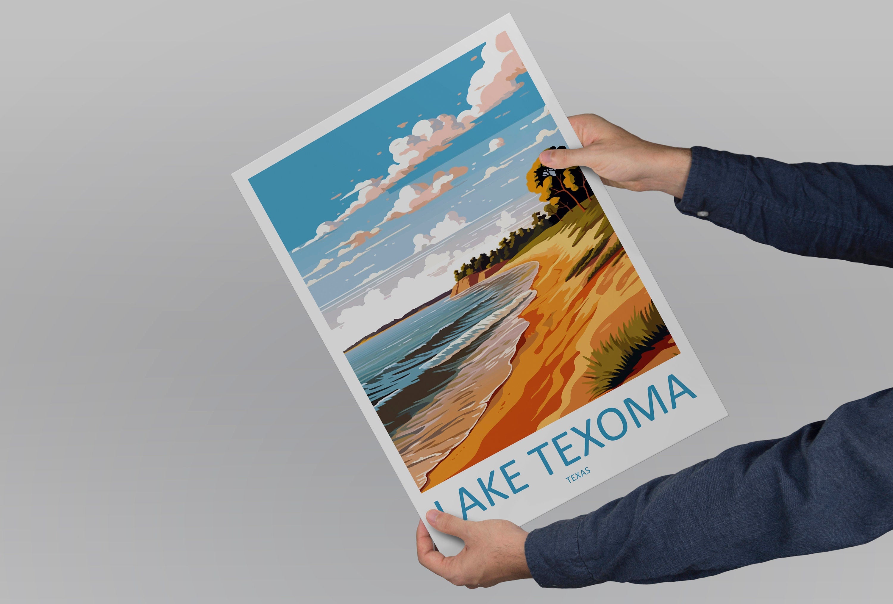 Lake Texoma Travel Print