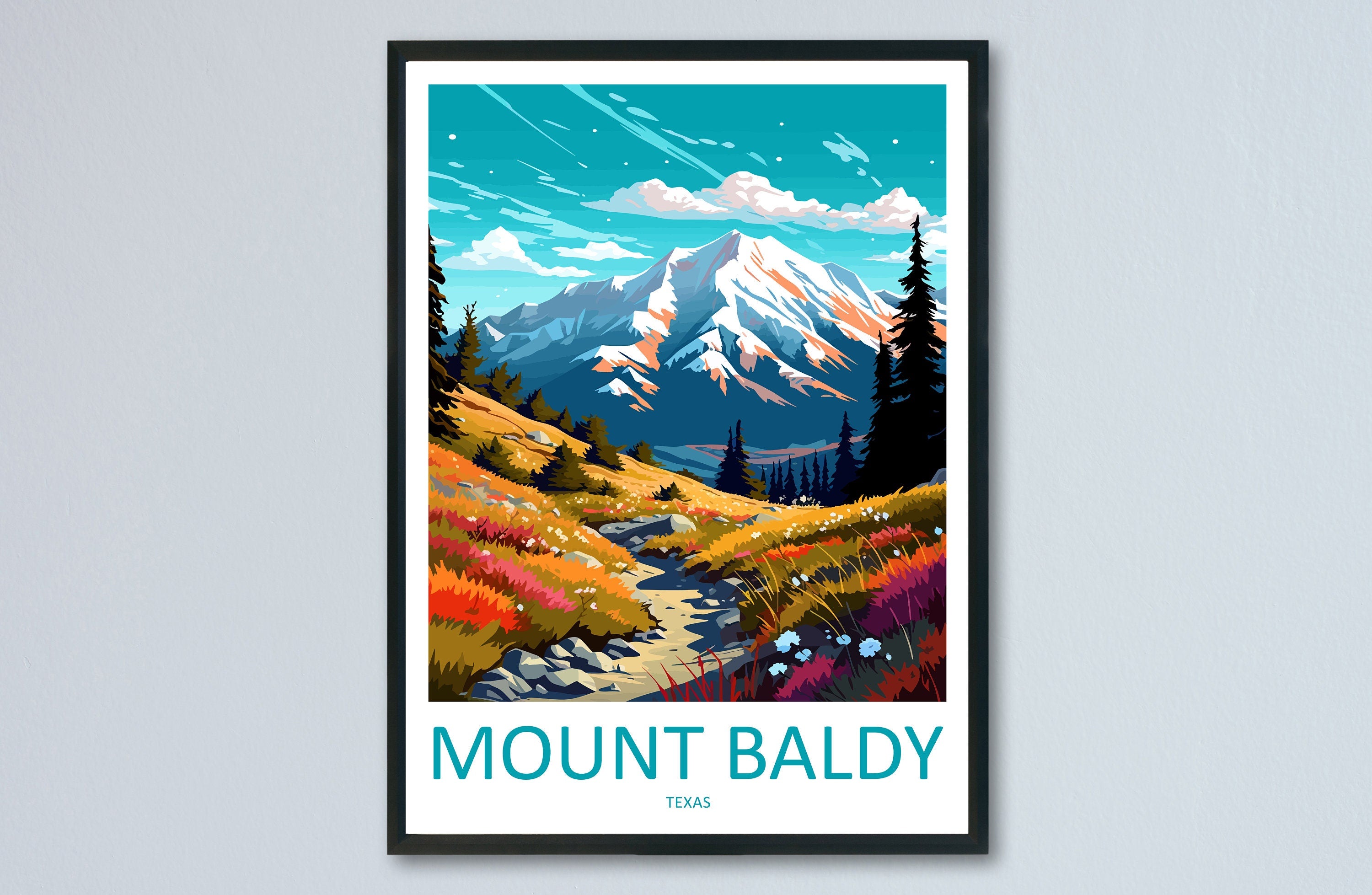 Mount Baldy Travel Print