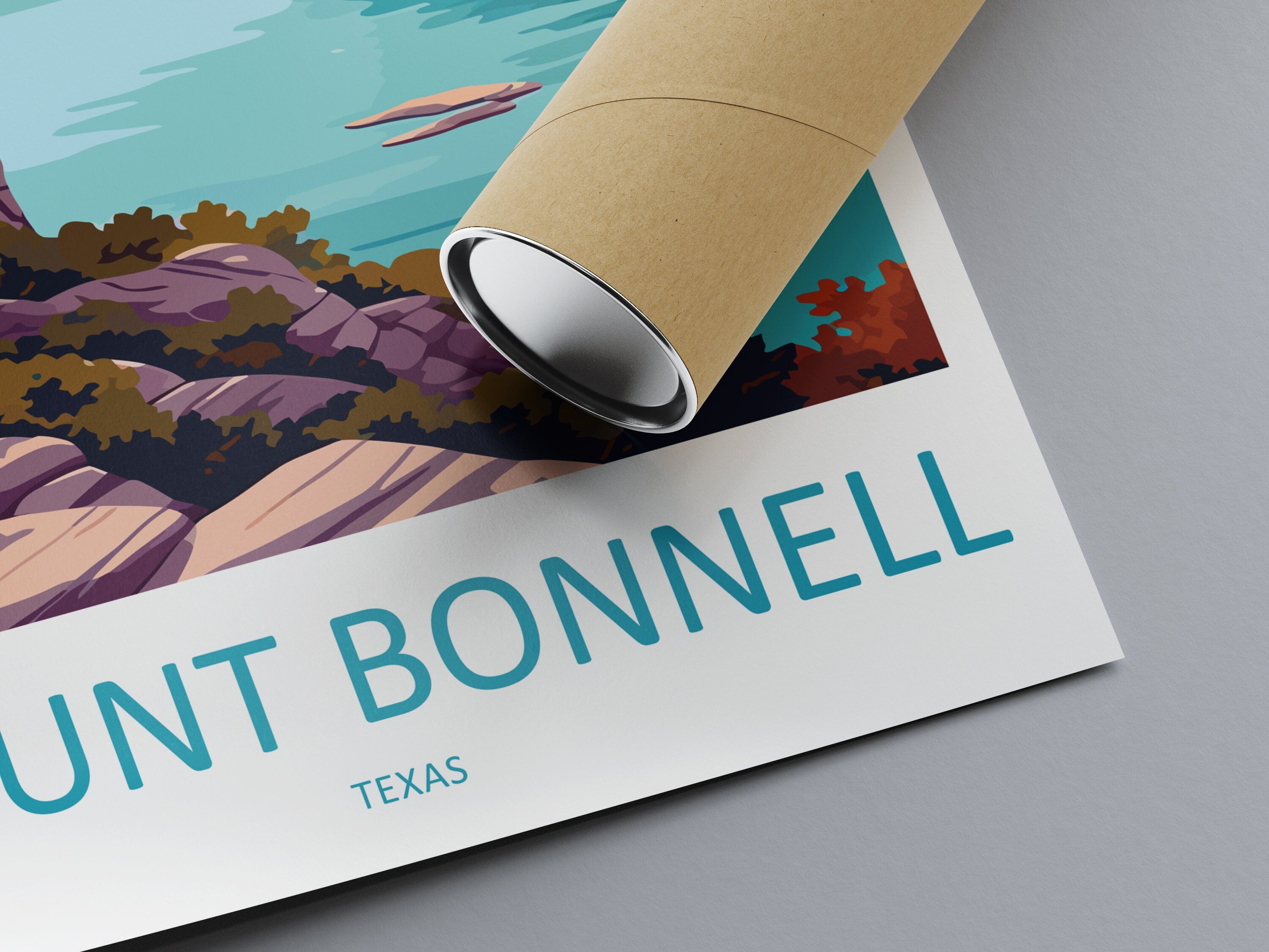 Mount Bonnell Travel Print