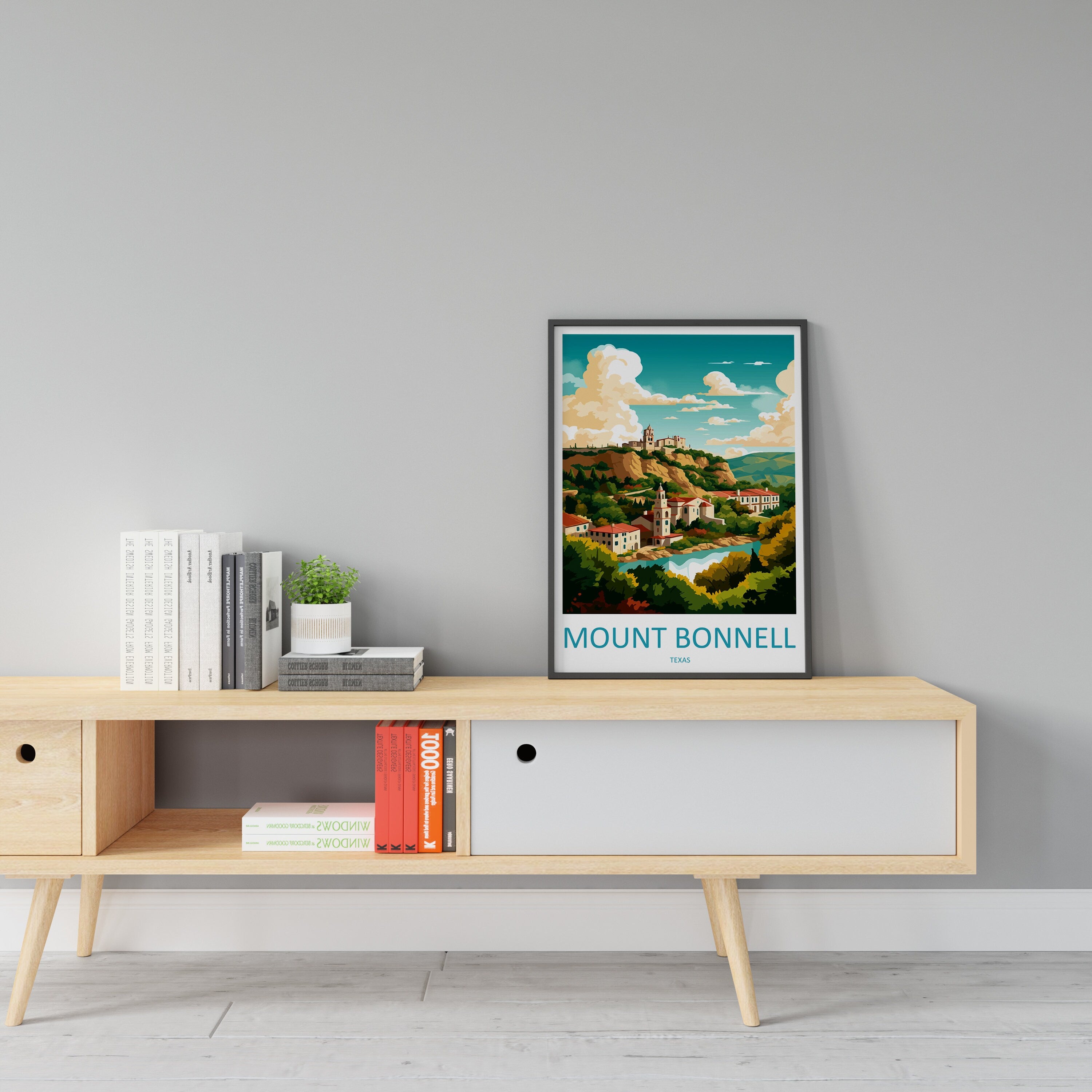 Mount Bonnell Travel Print