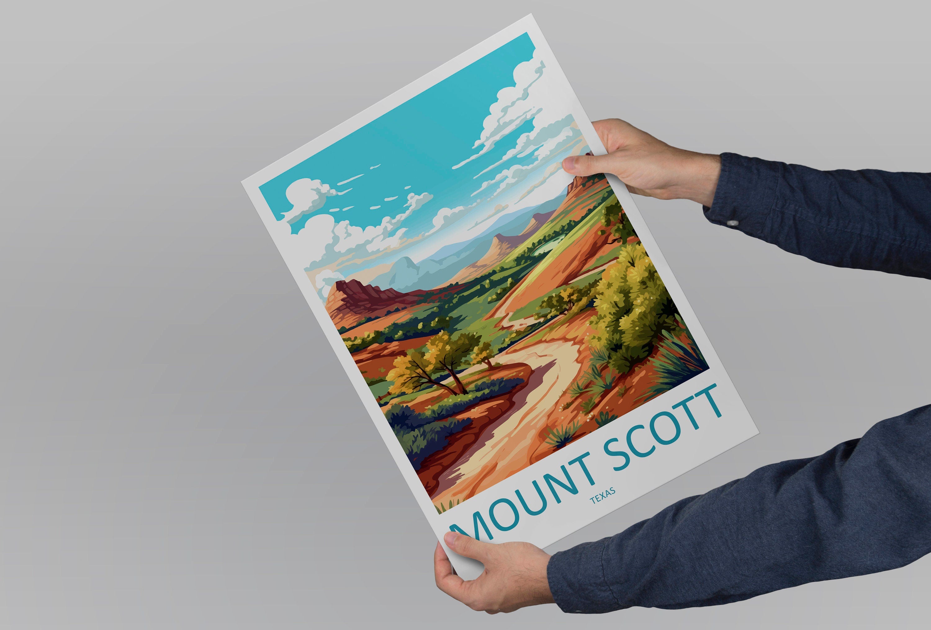 Mount Scott Travel Print