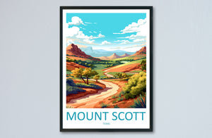 Mount Scott Travel Print