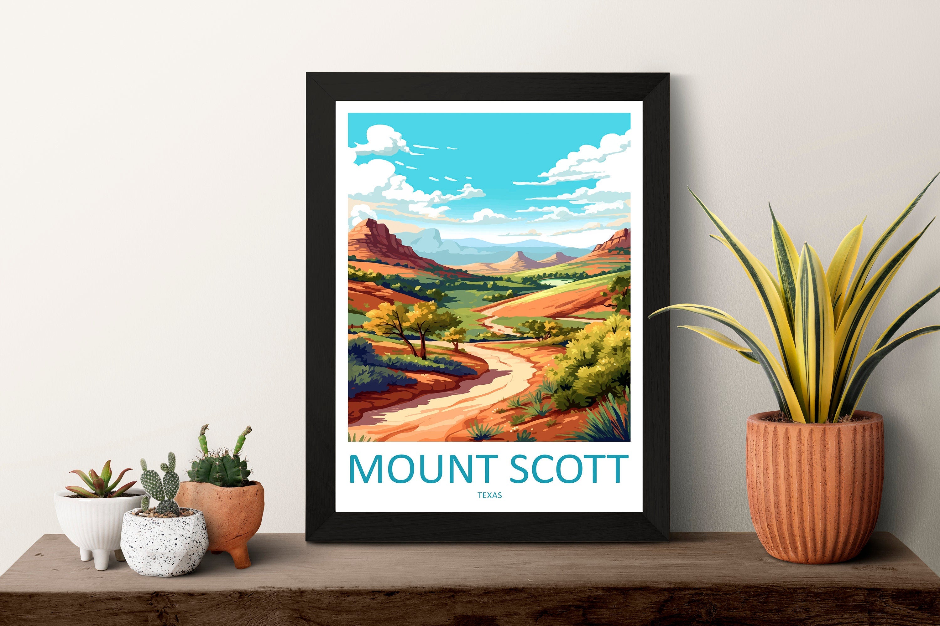 Mount Scott Travel Print