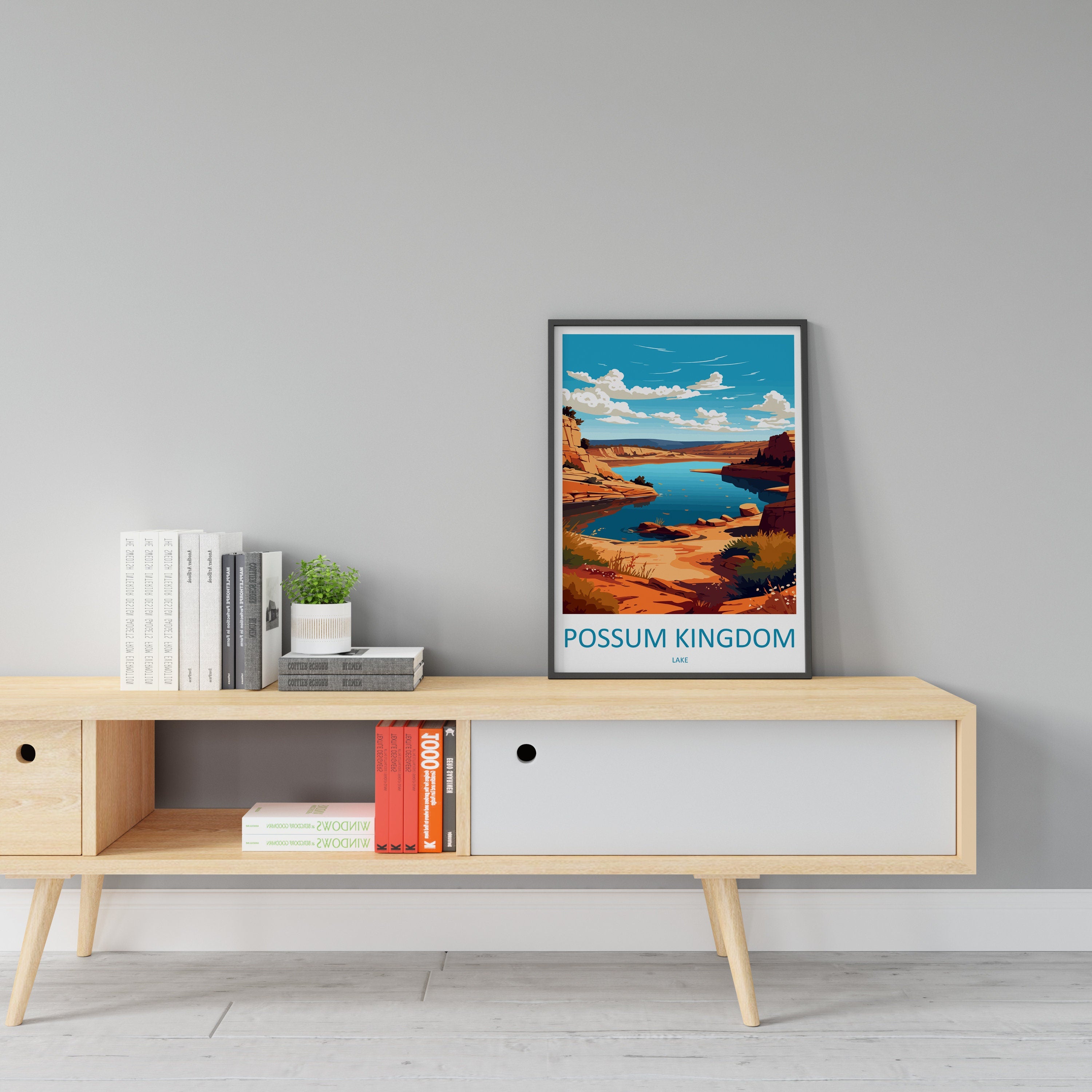 Possum Kingdom Lake Travel Print