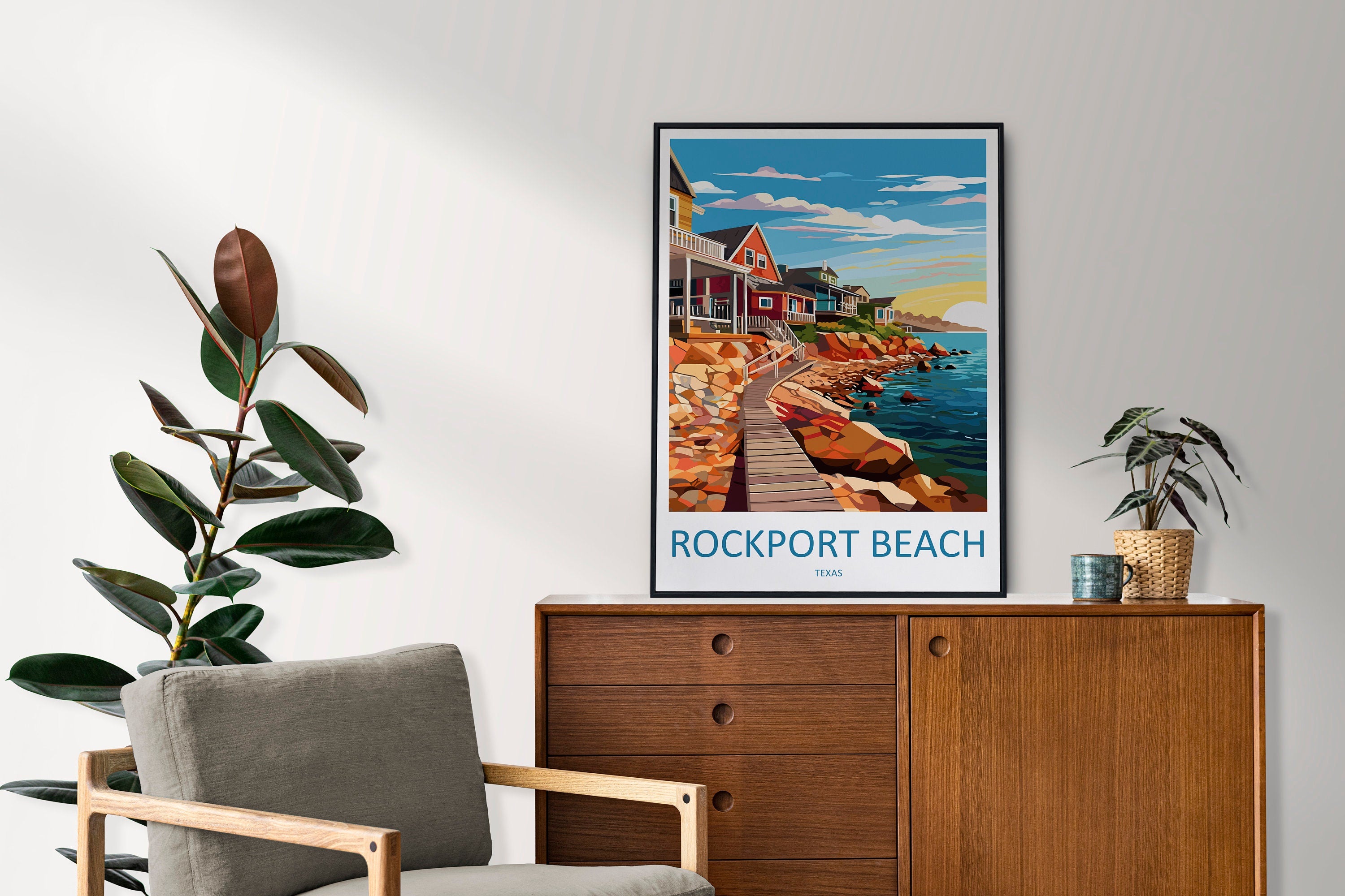 Rockport Beach Travel Print