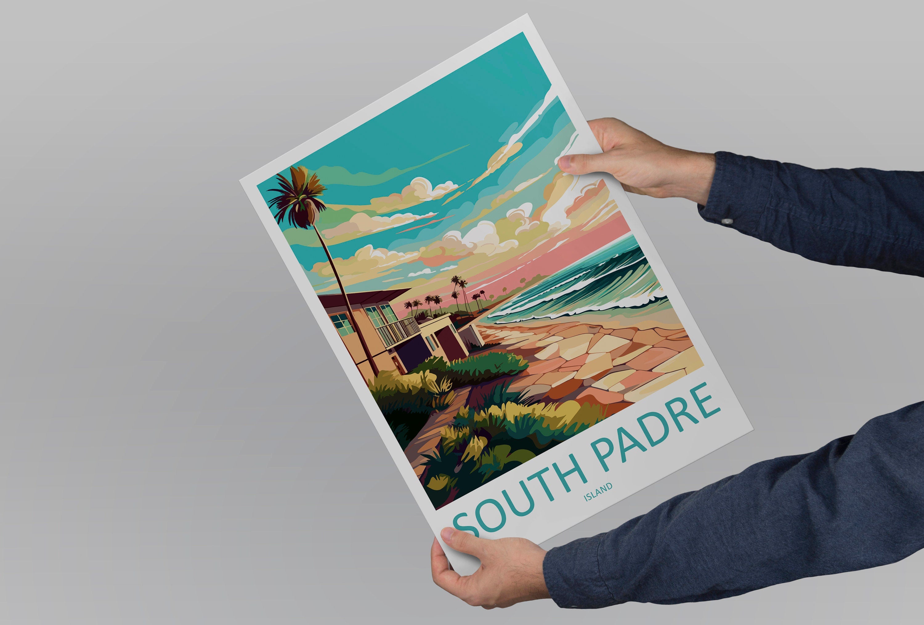 South Padre Beach Travel Print