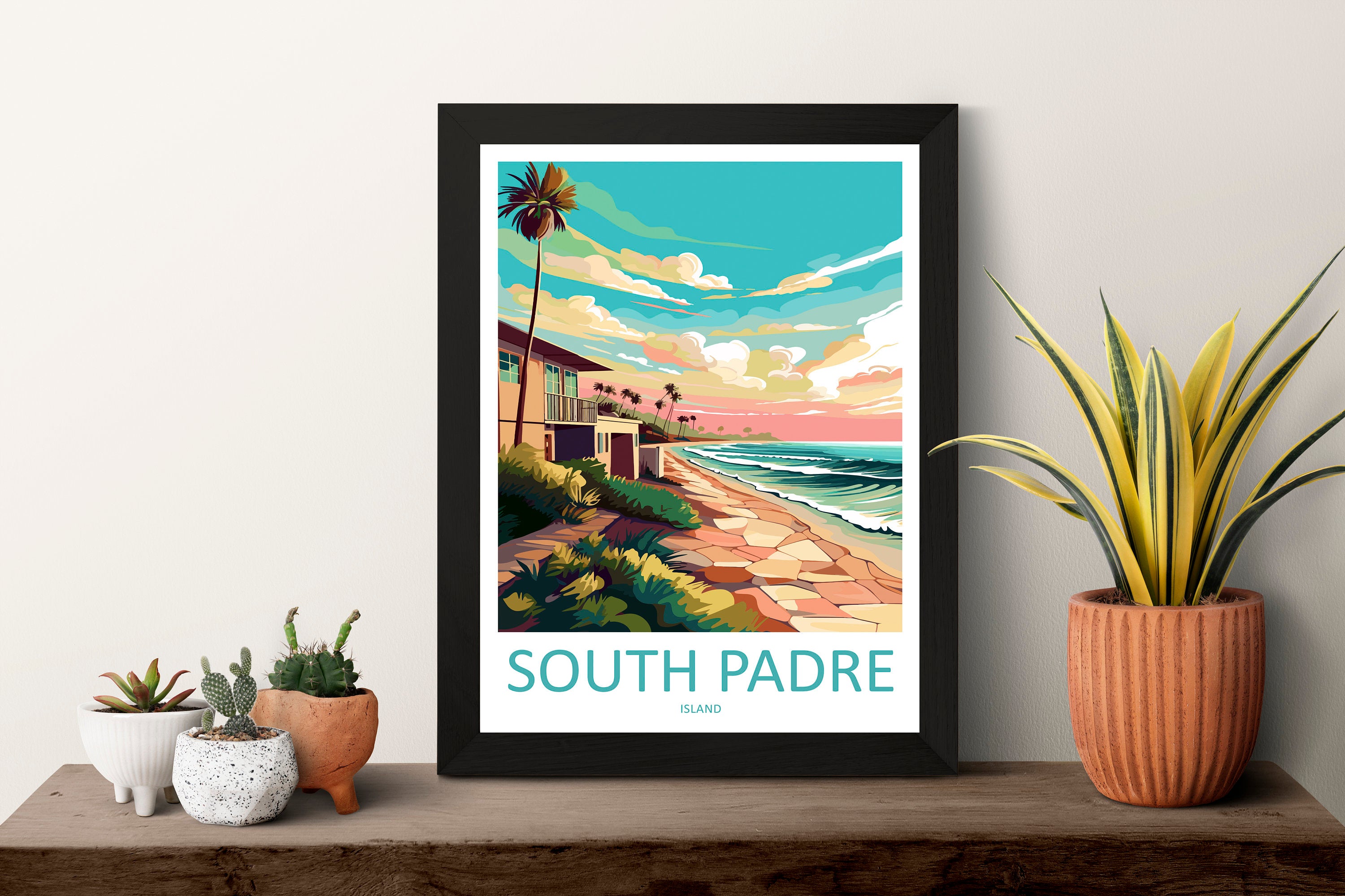 South Padre Beach Travel Print