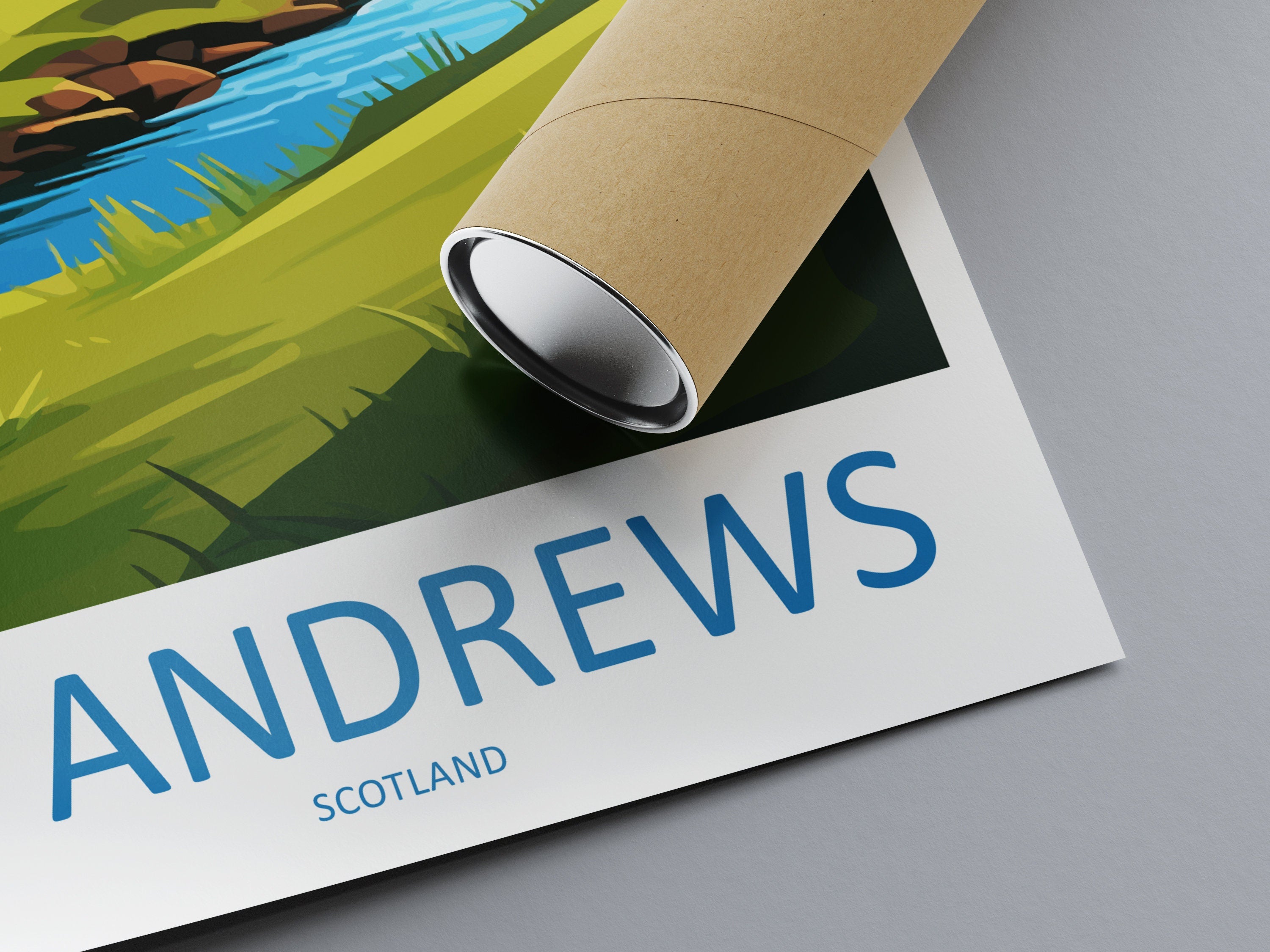 St Andrews Golf Course Travel Print