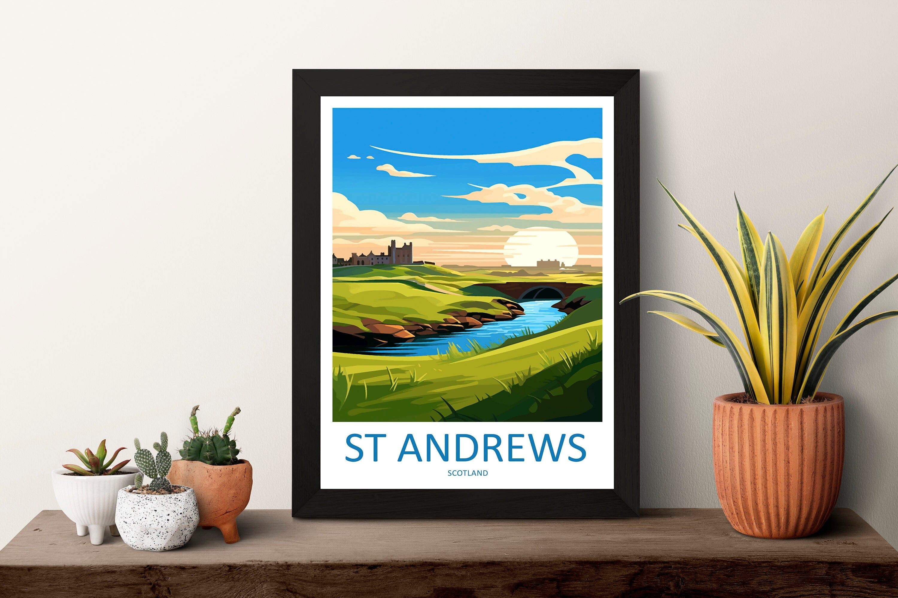 St Andrews Golf Course Travel Print