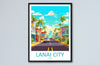 Lanai City Travel Print