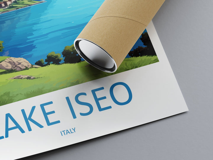 Lake Iseo Travel Print Wall Art Lake Iseo Italy Wall Hanging Home Decor Lake Iseo Gift Art Lovers Wall Art Print Lake Iseo Italy
