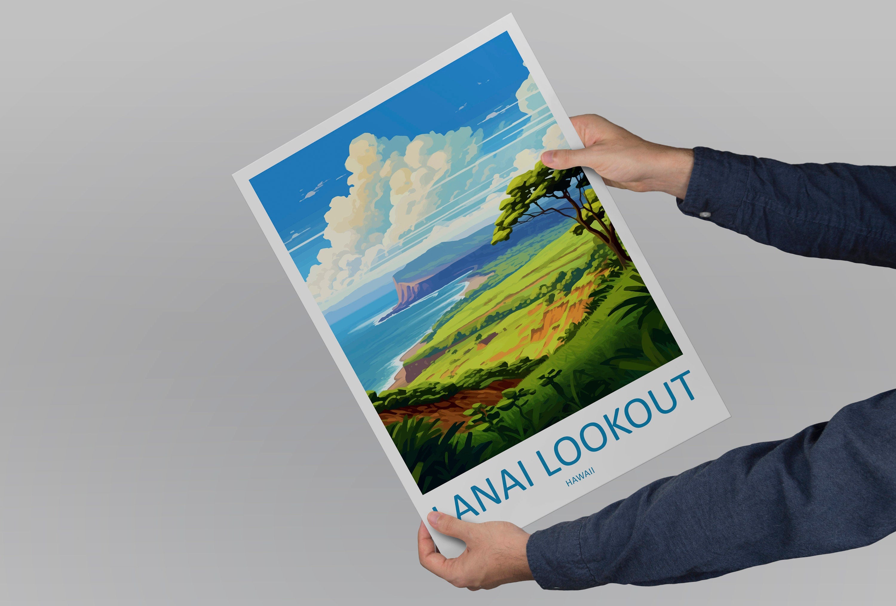 Lanai Lookout Travel Print