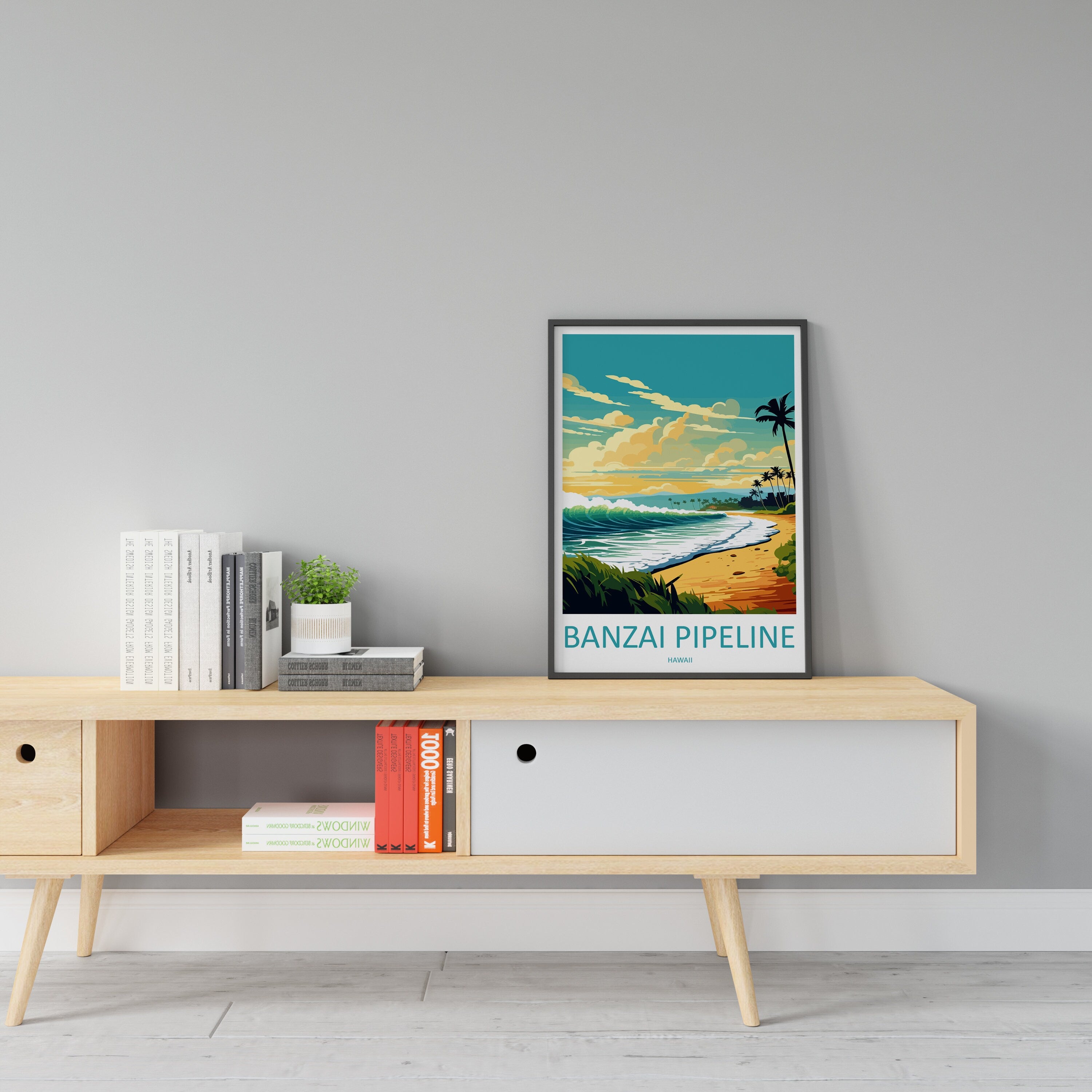 Banzai Pipeline Travel Print