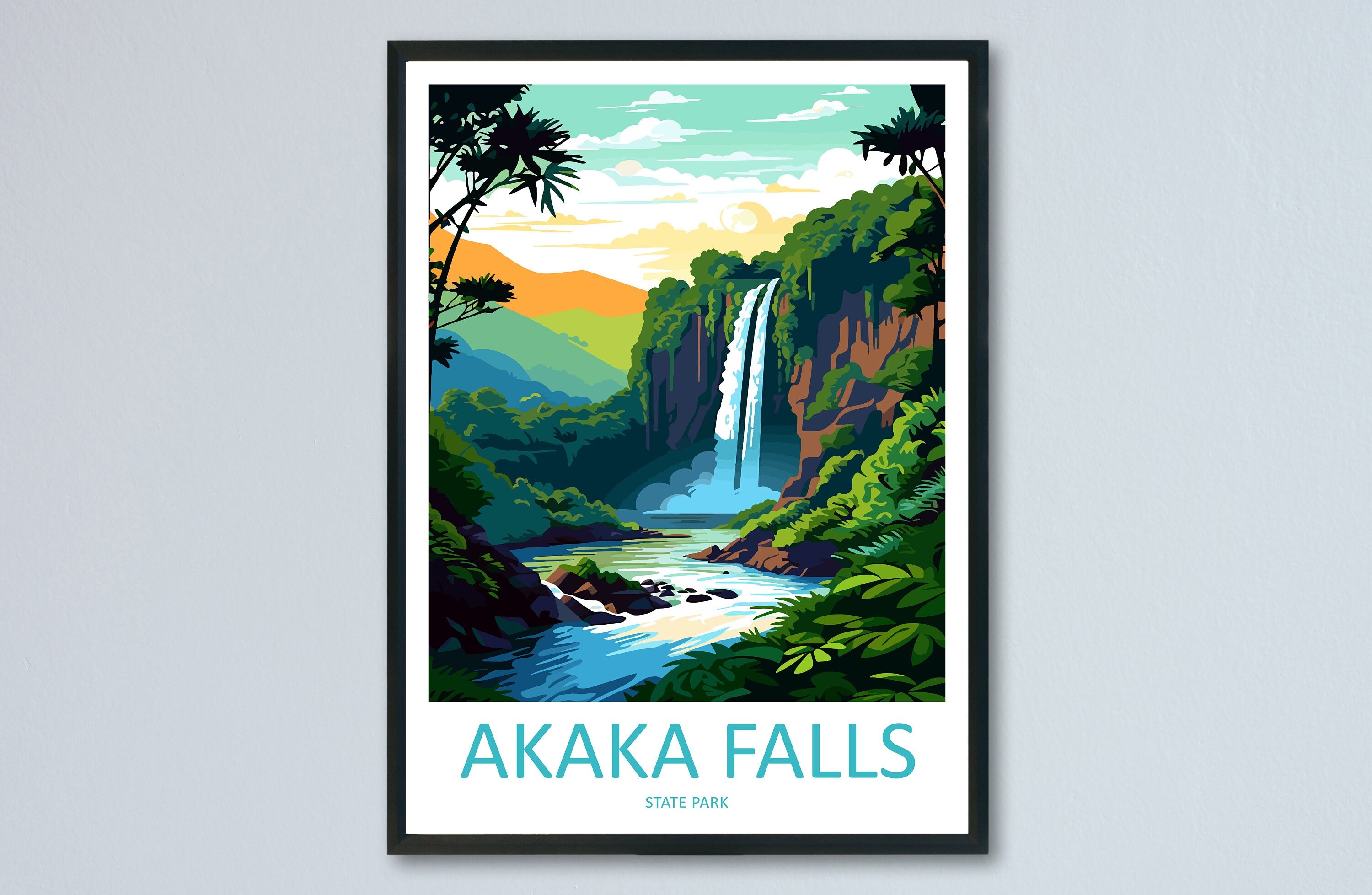 Akaka Falls State Park Travel Print