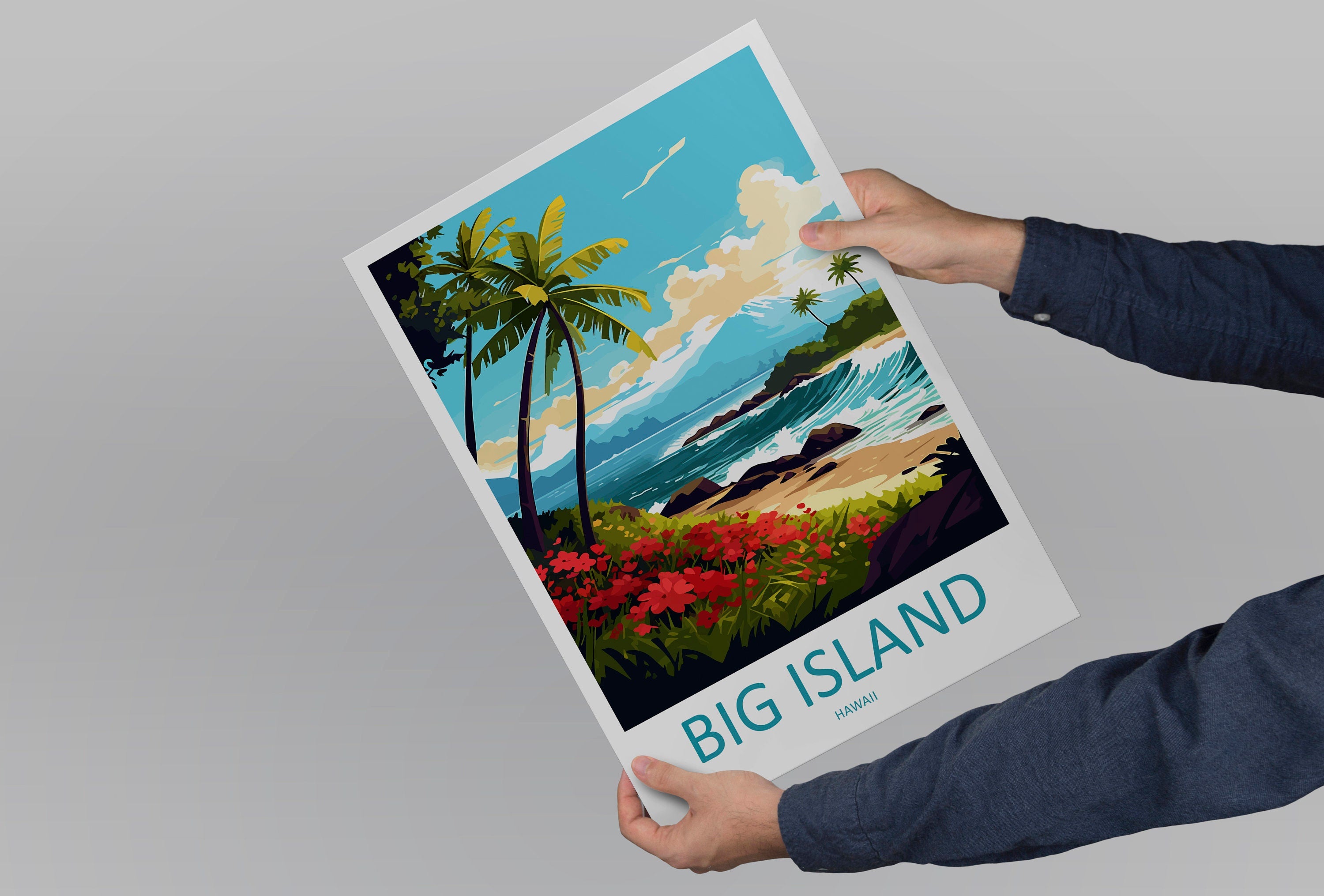 Big Island Travel Print