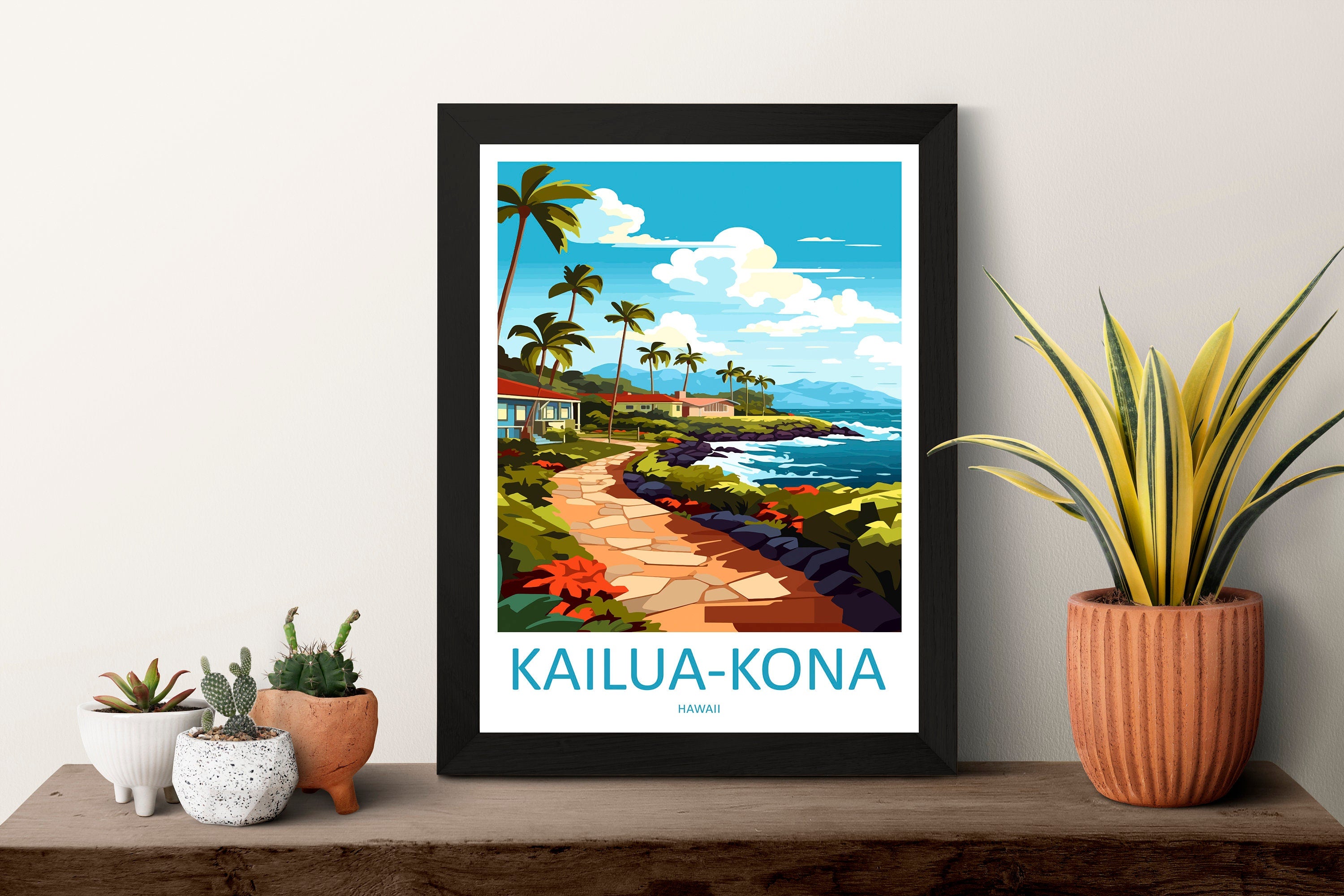 Kailua-Kona Travel Print