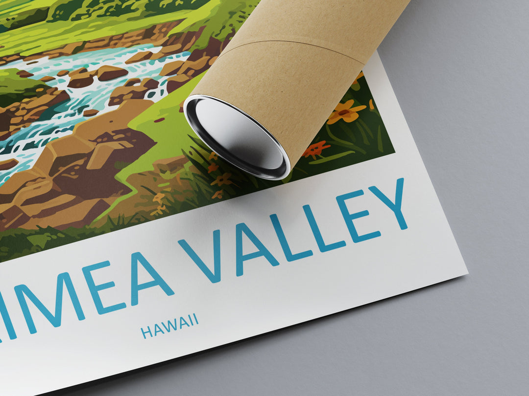 Waimea Valley Travel Print Wall Art Waimea Valley Wall Hanging Home Décor Waimea Valley Gift Art Lovers Hawaii Art Lover Gift Print Artwork