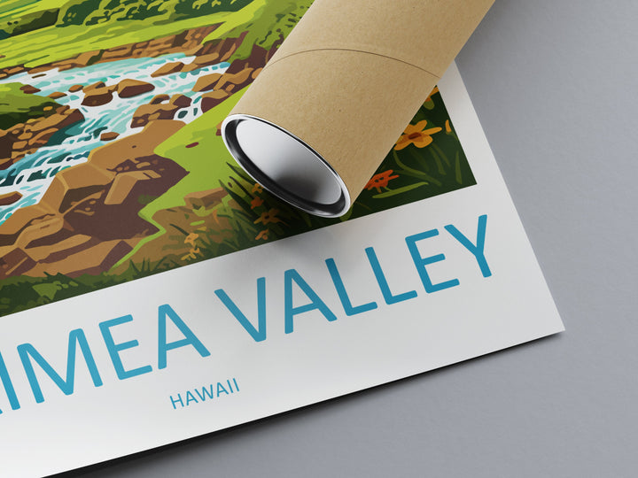 Waimea Valley Travel Print Wall Art Waimea Valley Wall Hanging Home Décor Waimea Valley Gift Art Lovers Hawaii Art Lover Gift Print Artwork