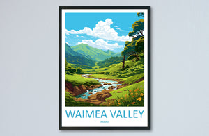 Waimea Valley Travel Print