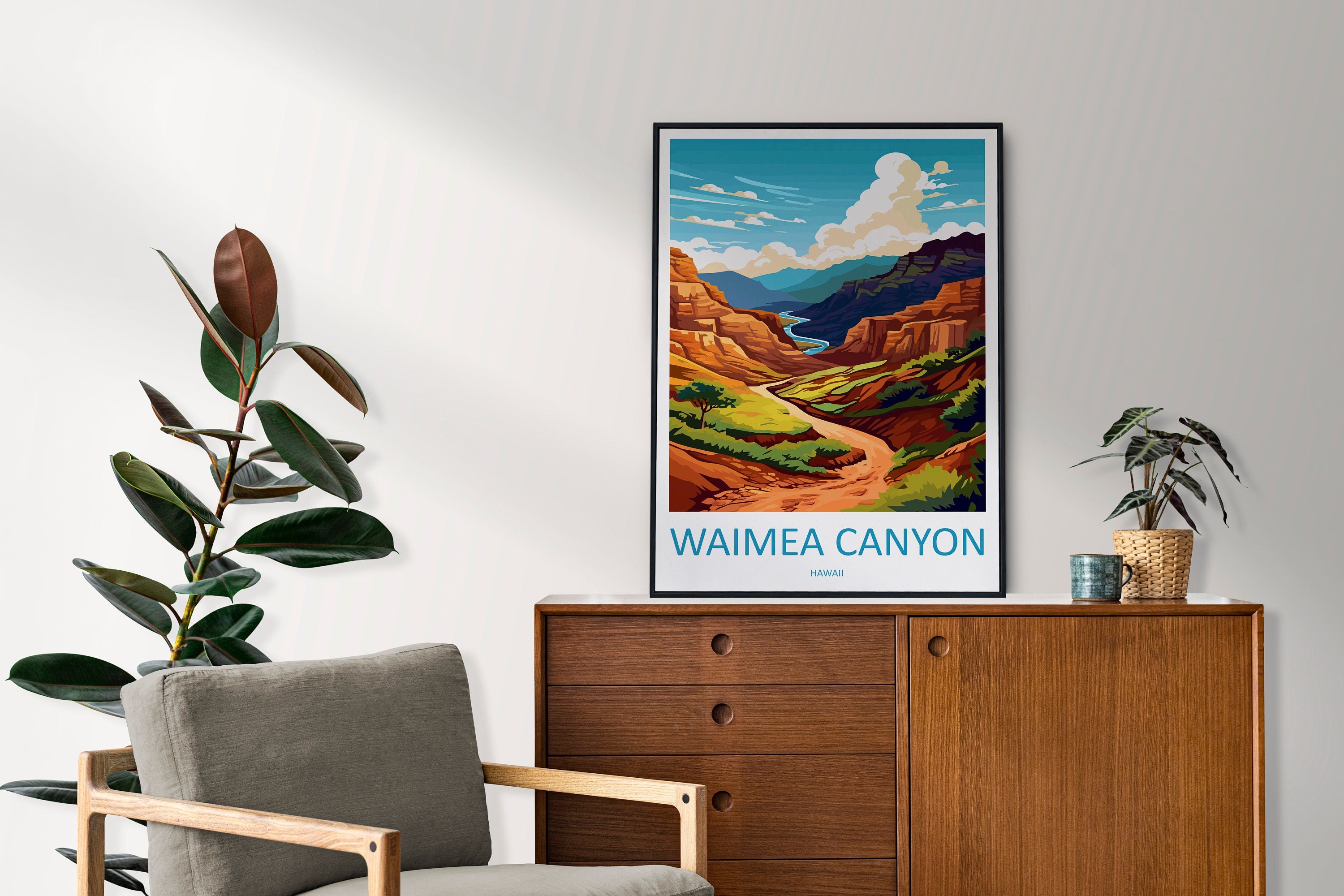 Waimea Canyon Travel Print