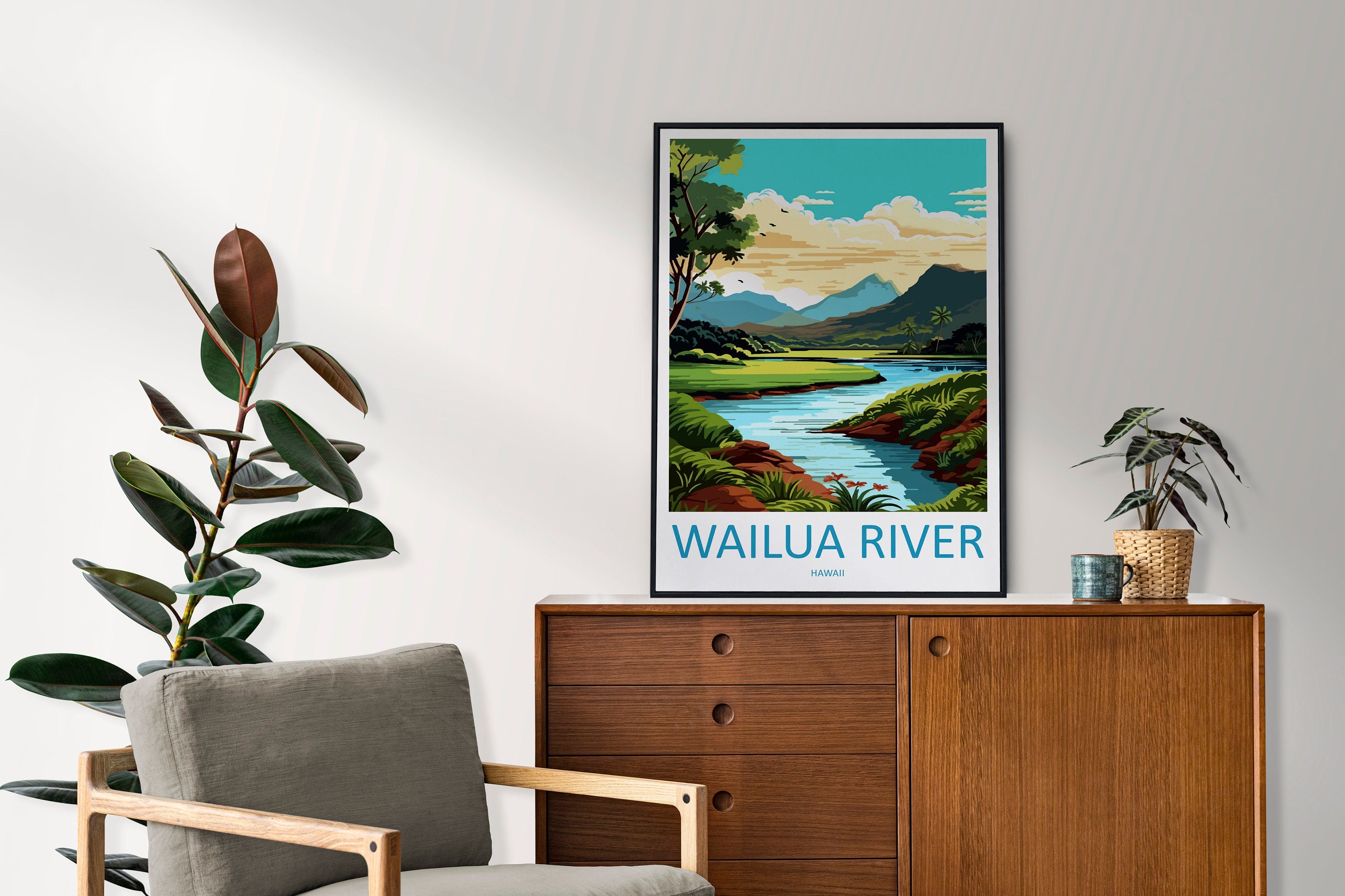 Wailua River Travel Print