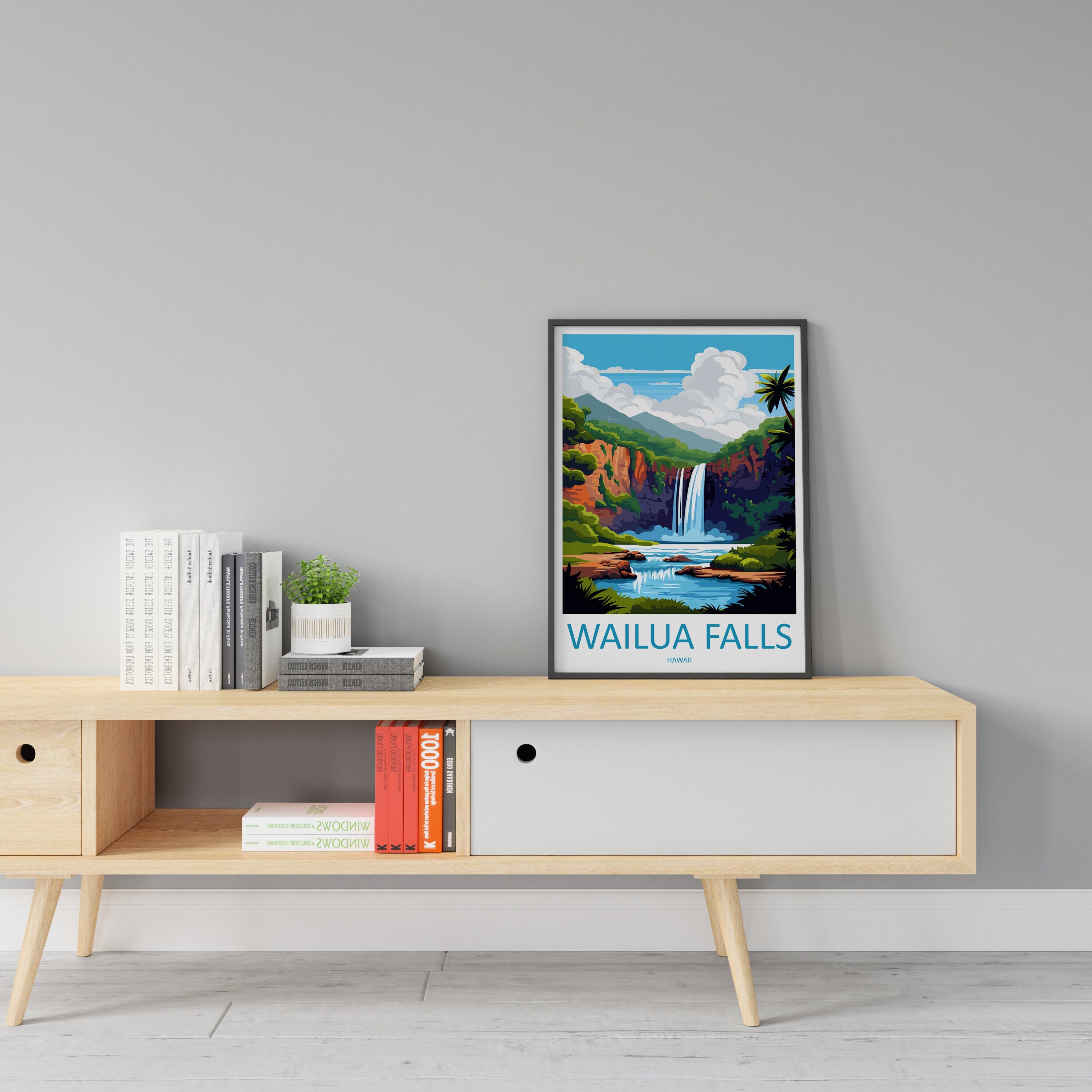 Wailua Falls Travel Print