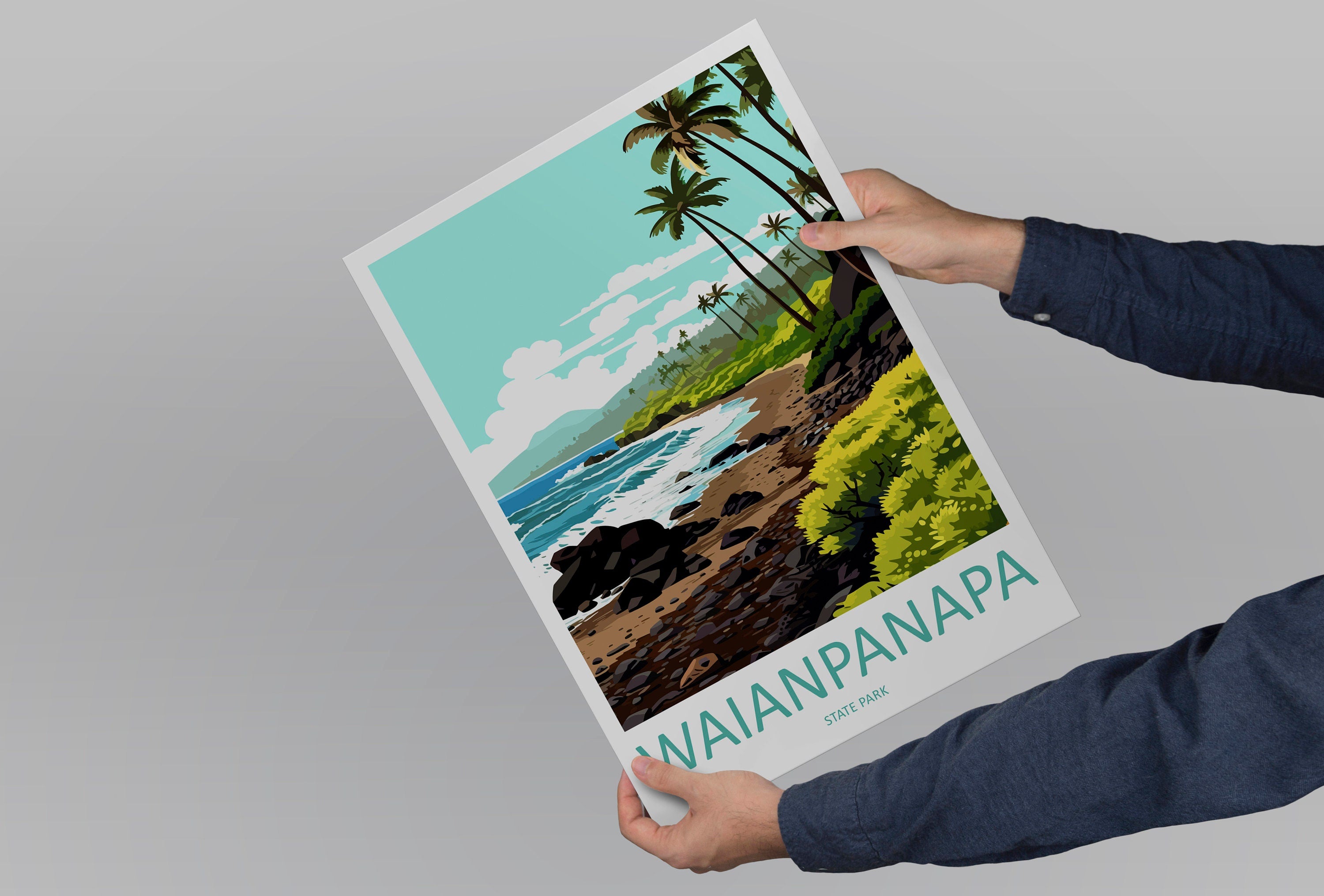 Waianapanapa Travel Print