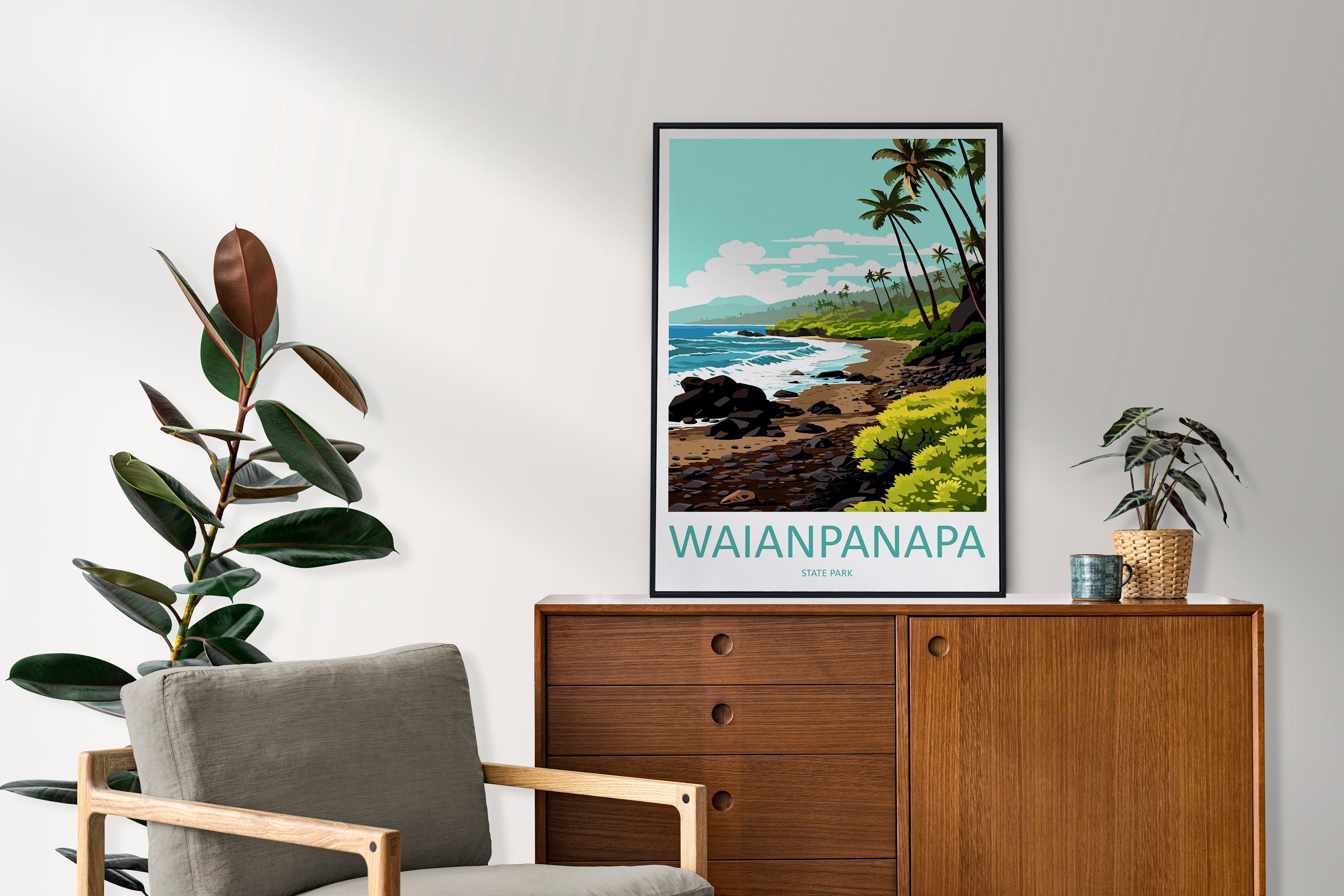 Waianapanapa Travel Print