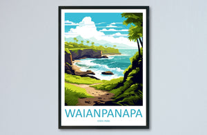 Waianapanapa Travel Print