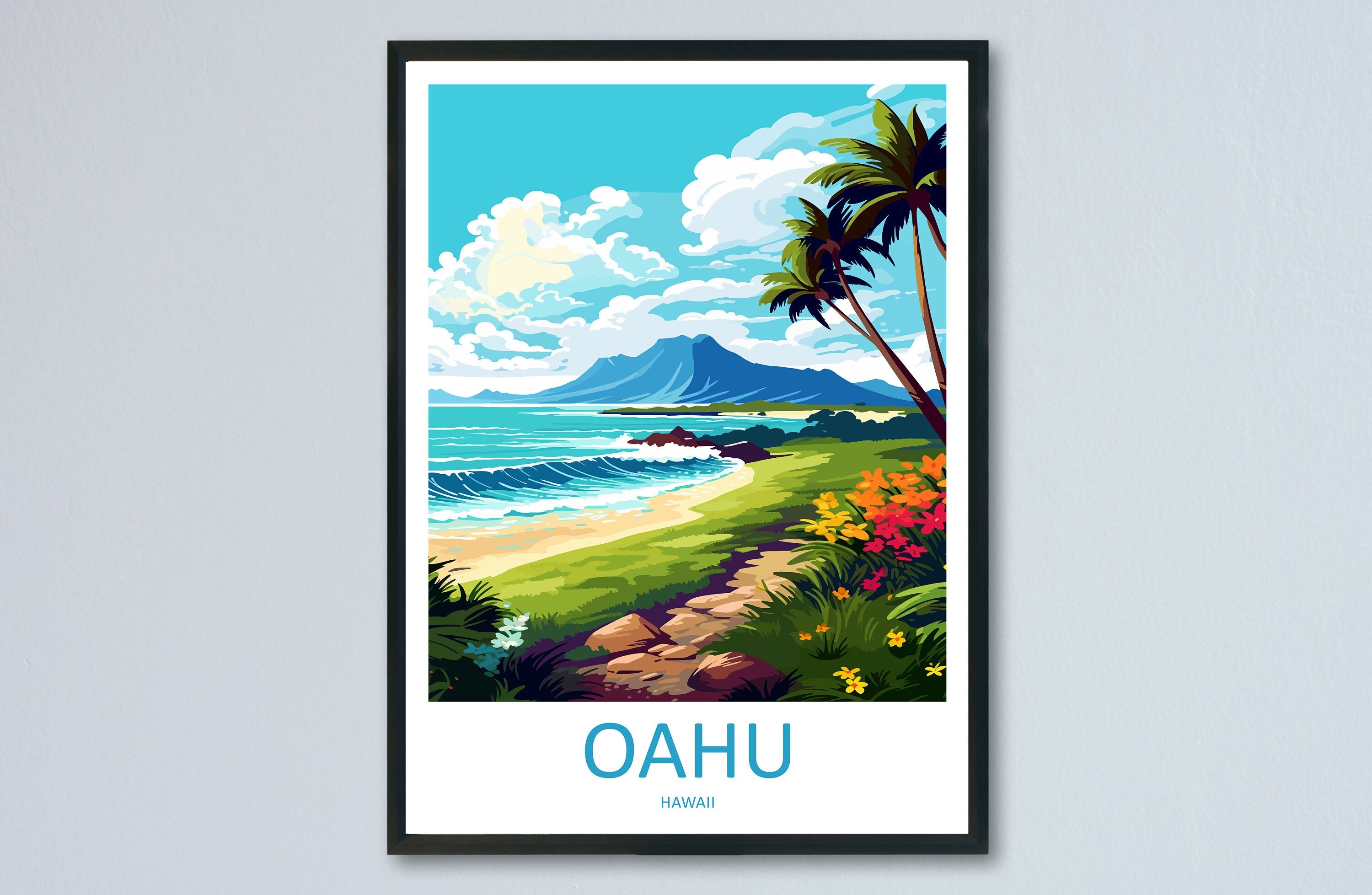 Oahu Travel Print