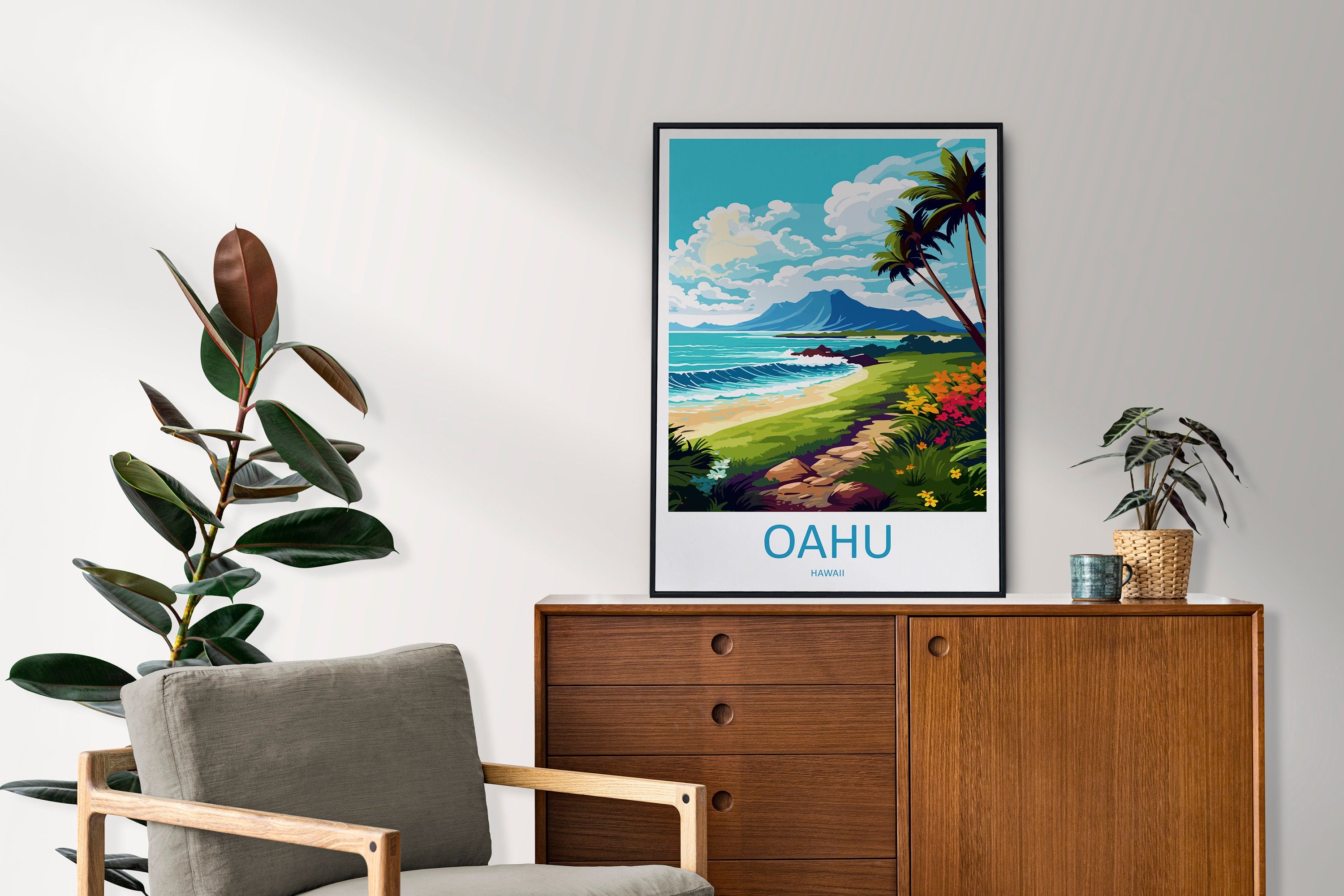 Oahu Travel Print