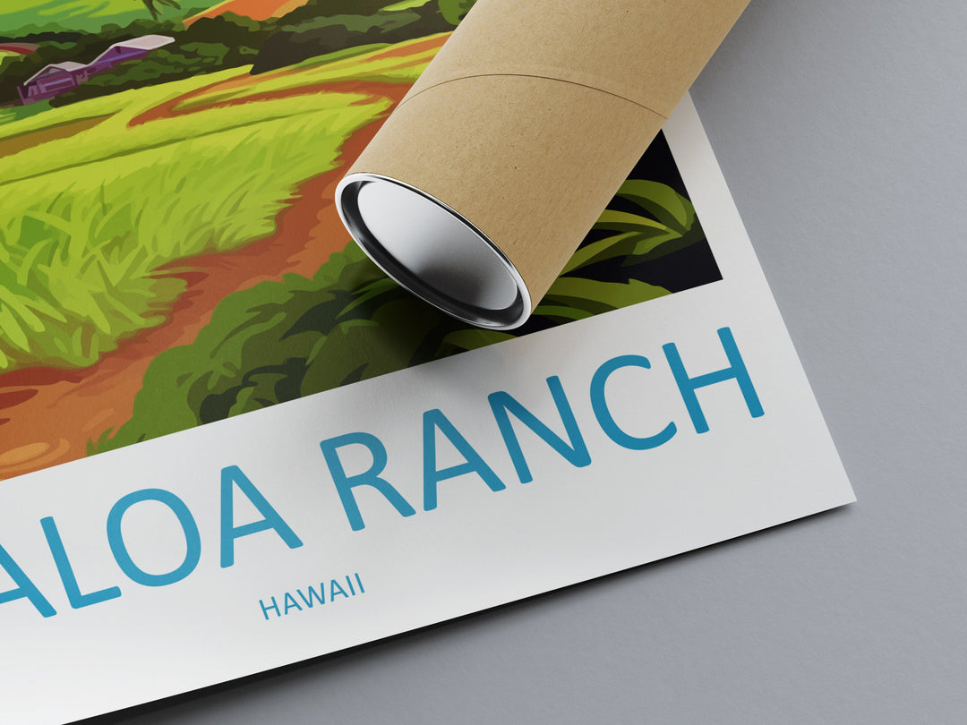 Kualoa Ranch Travel Print Wall Art Kualoa Ranch Wall Hanging Home Décor Kualoa Ranch Gift Art Lovers Hawaii Art Lover Gift Print Artwork