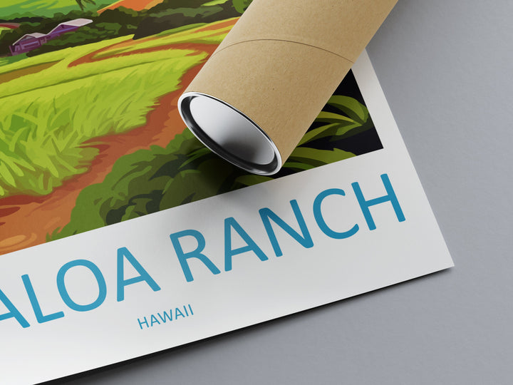 Kualoa Ranch Travel Print Wall Art Kualoa Ranch Wall Hanging Home Décor Kualoa Ranch Gift Art Lovers Hawaii Art Lover Gift Print Artwork